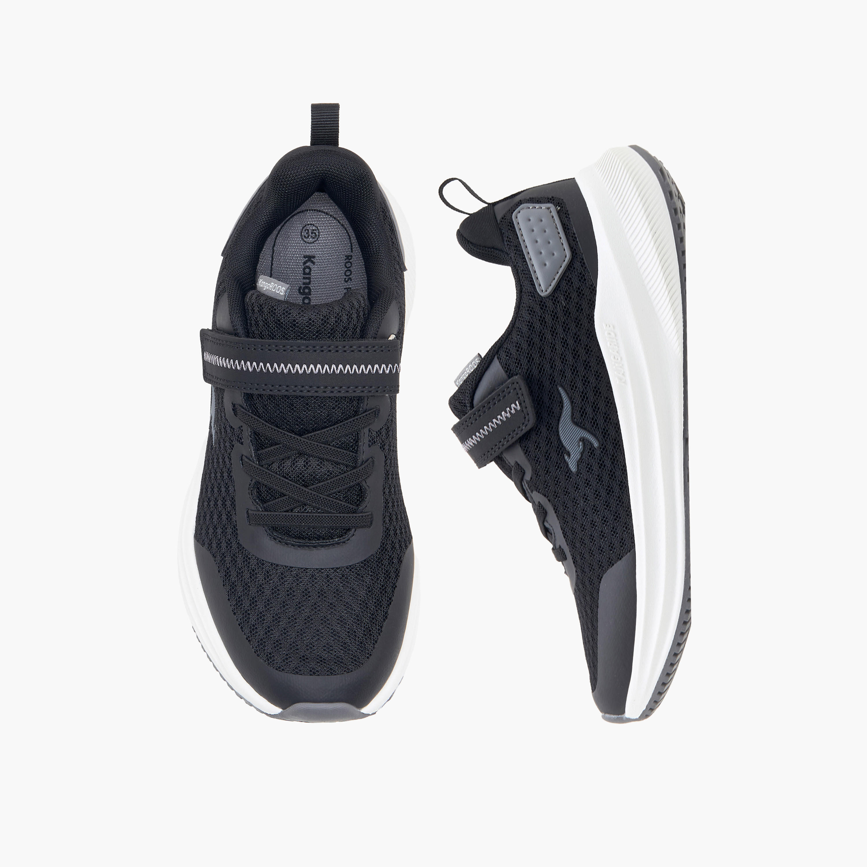 KangaROOS Boys Hook & Loop Sports Shoes-boys-shoes-sports-image-1