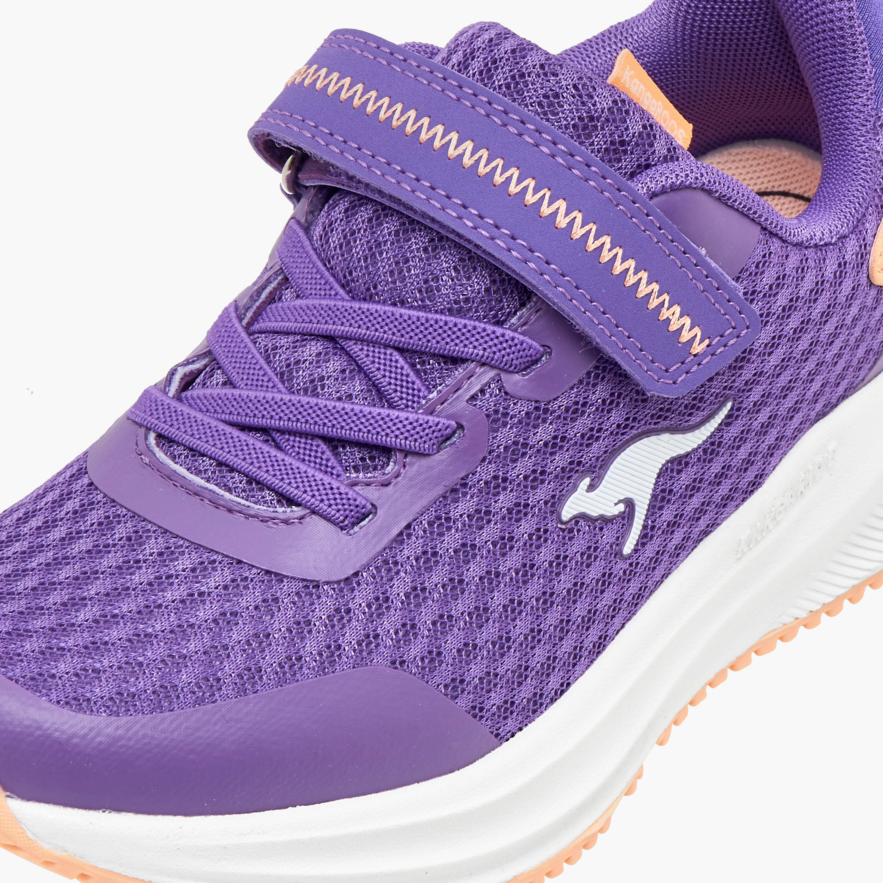 KangaROOS Girls Hook & Loop Sports Shoes-girls-shoes-sports-image-4