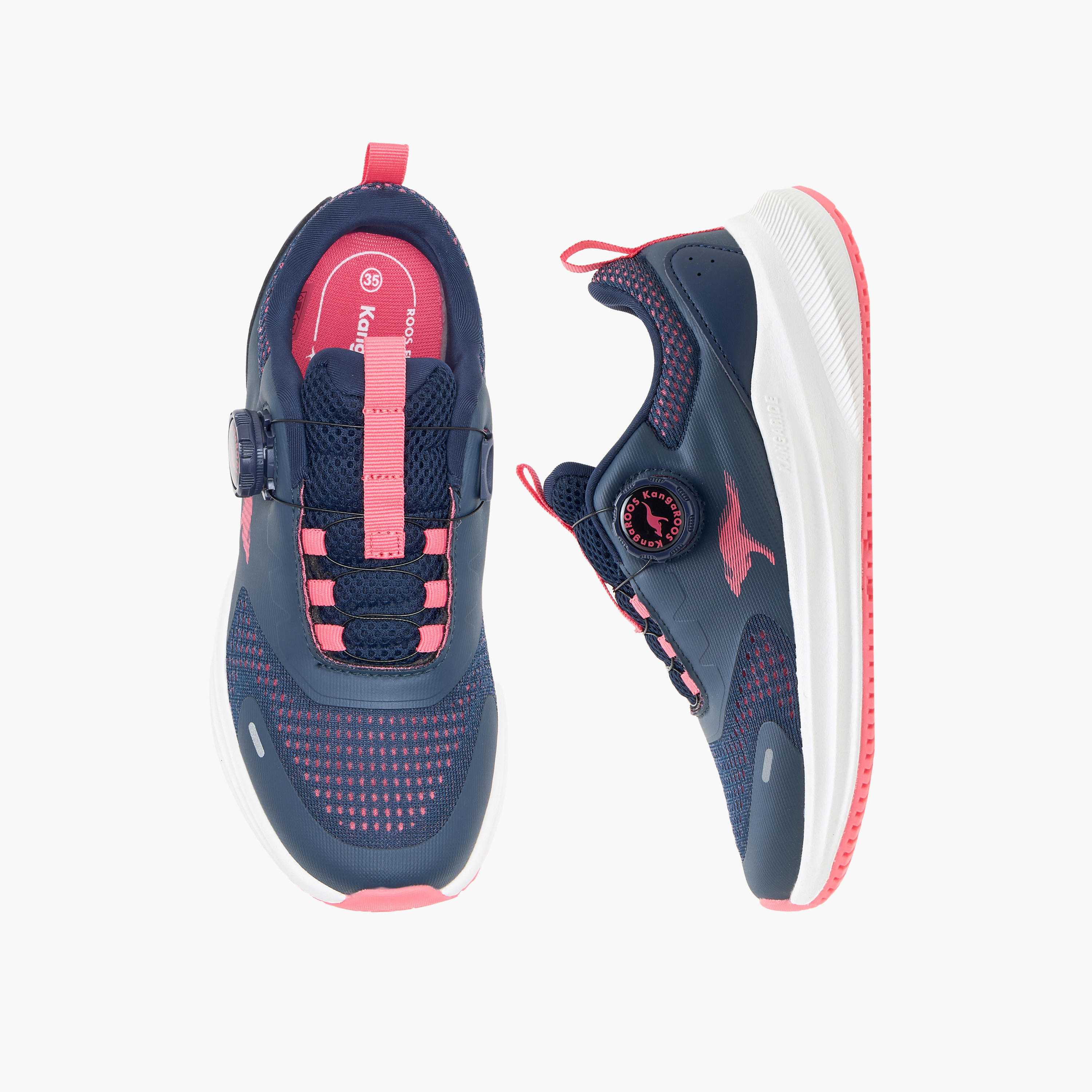 KangaROOS Boys Rotating Buckle Sports Shoes-boys-shoes-sports-image-1