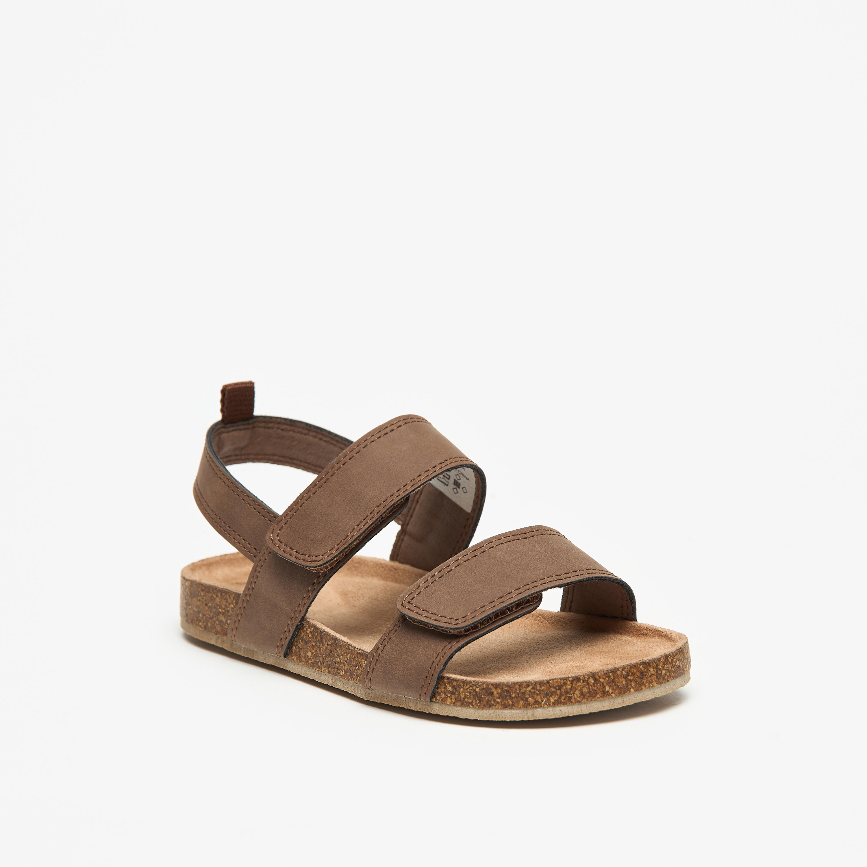 صندل سادة بشريط إغلاق لاصق للأولاد من جونيورز-boys-shoes-sandals-image-1