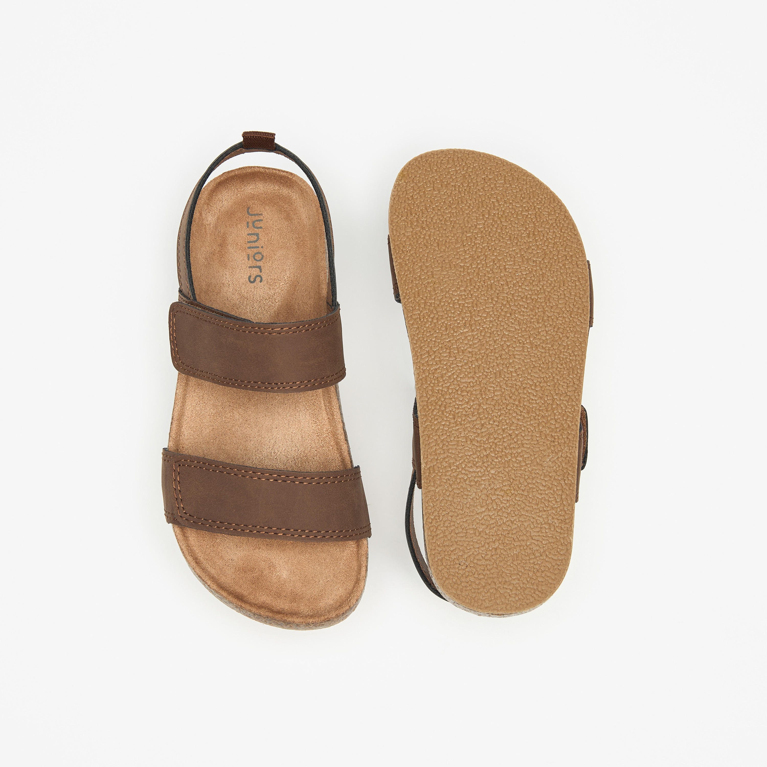 صندل سادة بشريط إغلاق لاصق للأولاد من جونيورز-boys-shoes-sandals-image-4