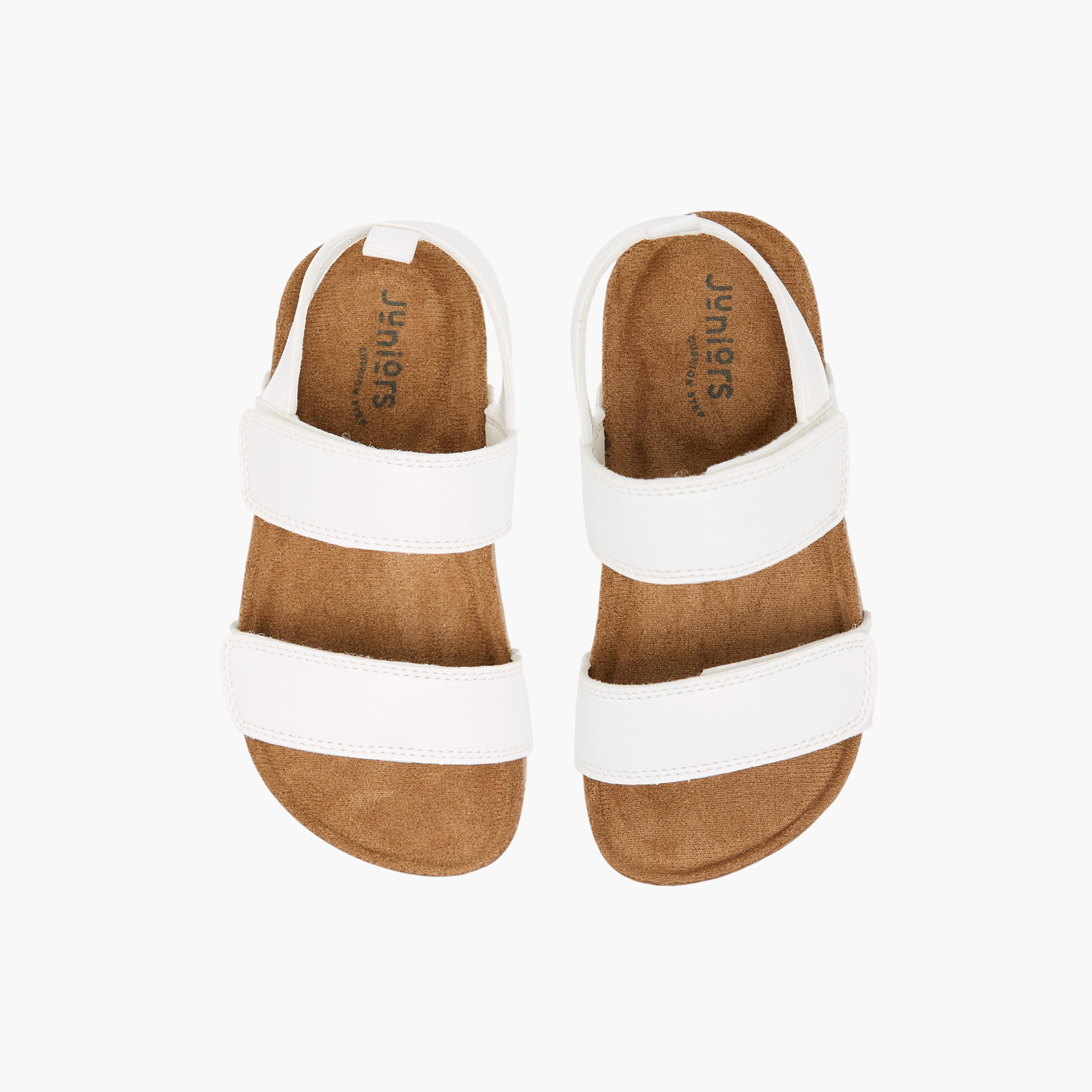 صندل سادة بشريط إغلاق لاصق للأولاد من جونيورز-boys-shoes-sandals-image-1