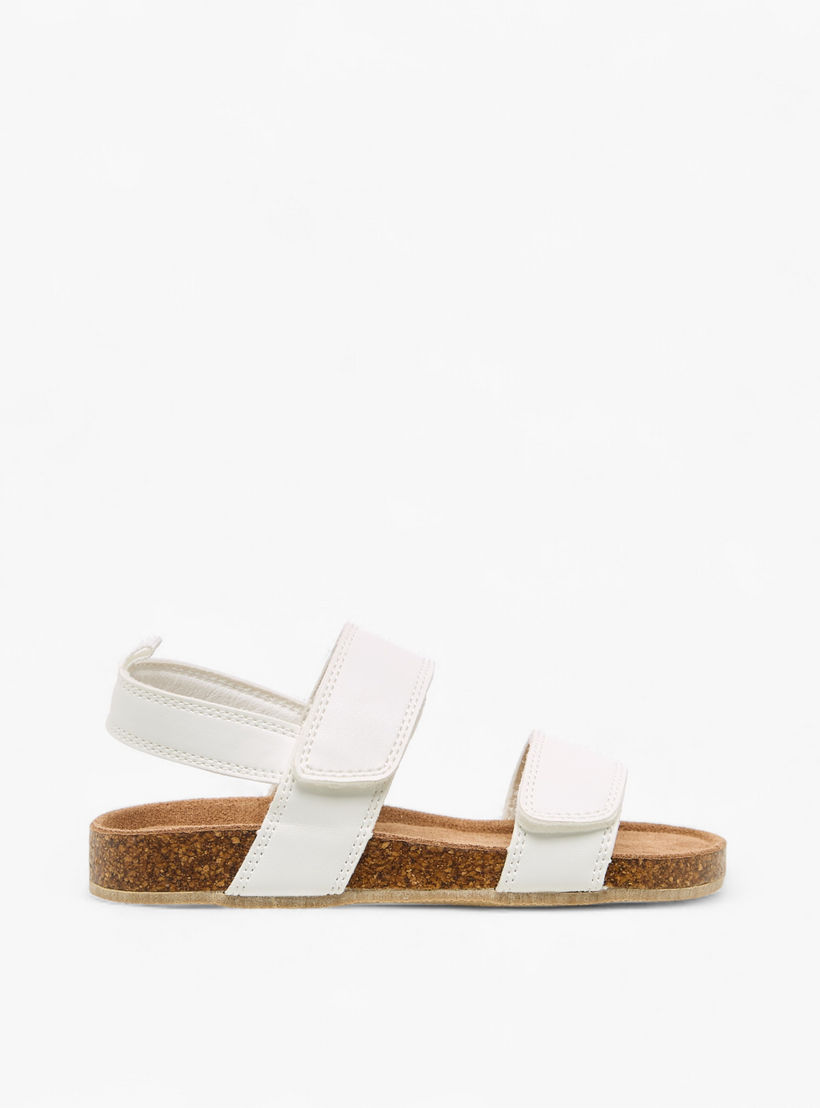 صندل سادة بشريط إغلاق لاصق للأولاد من جونيورز-boys-shoes-sandals-image-2