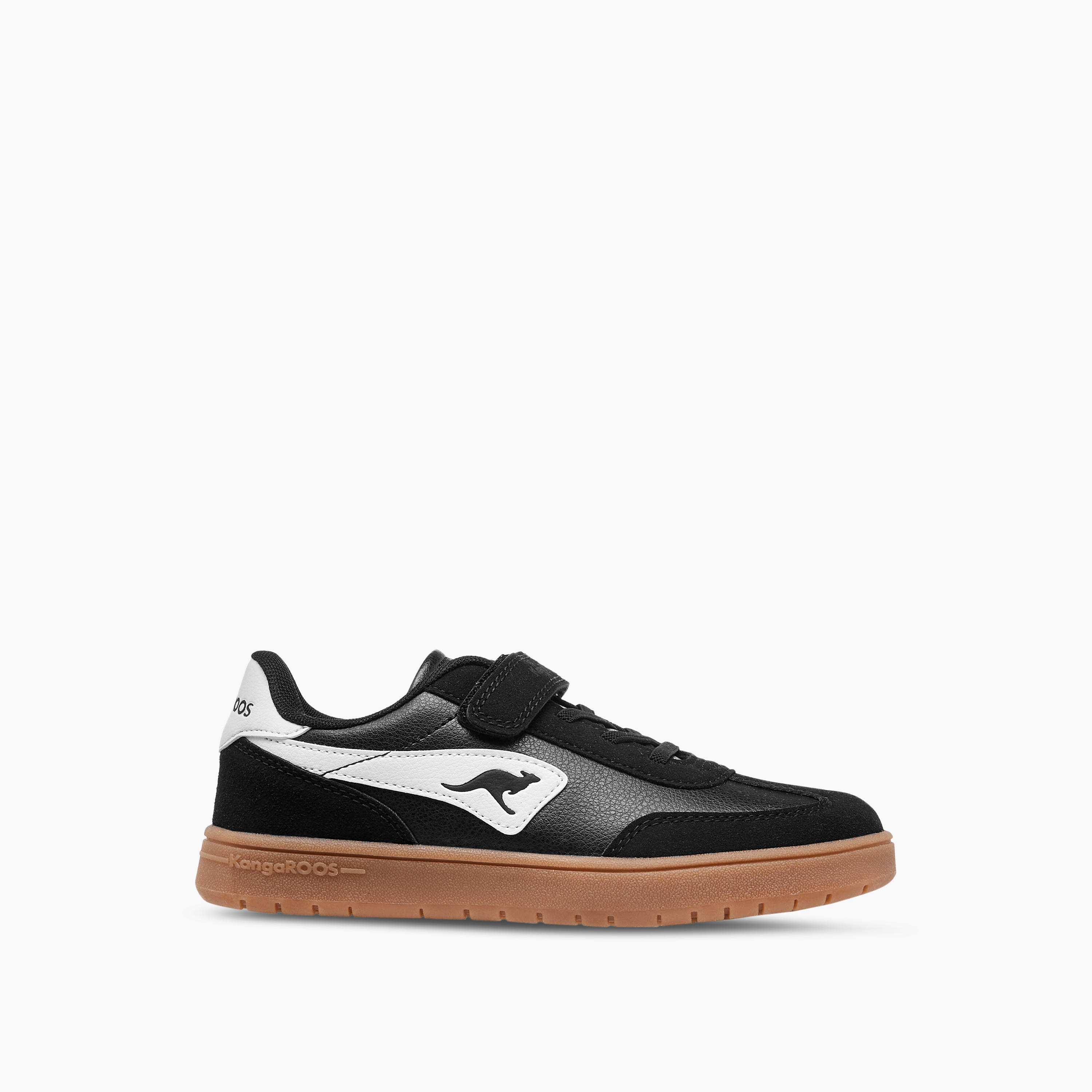KangaROOS Boys' Panelled Sneakers with Hook and Loop Closure-boys-shoes-sneakers-image-3