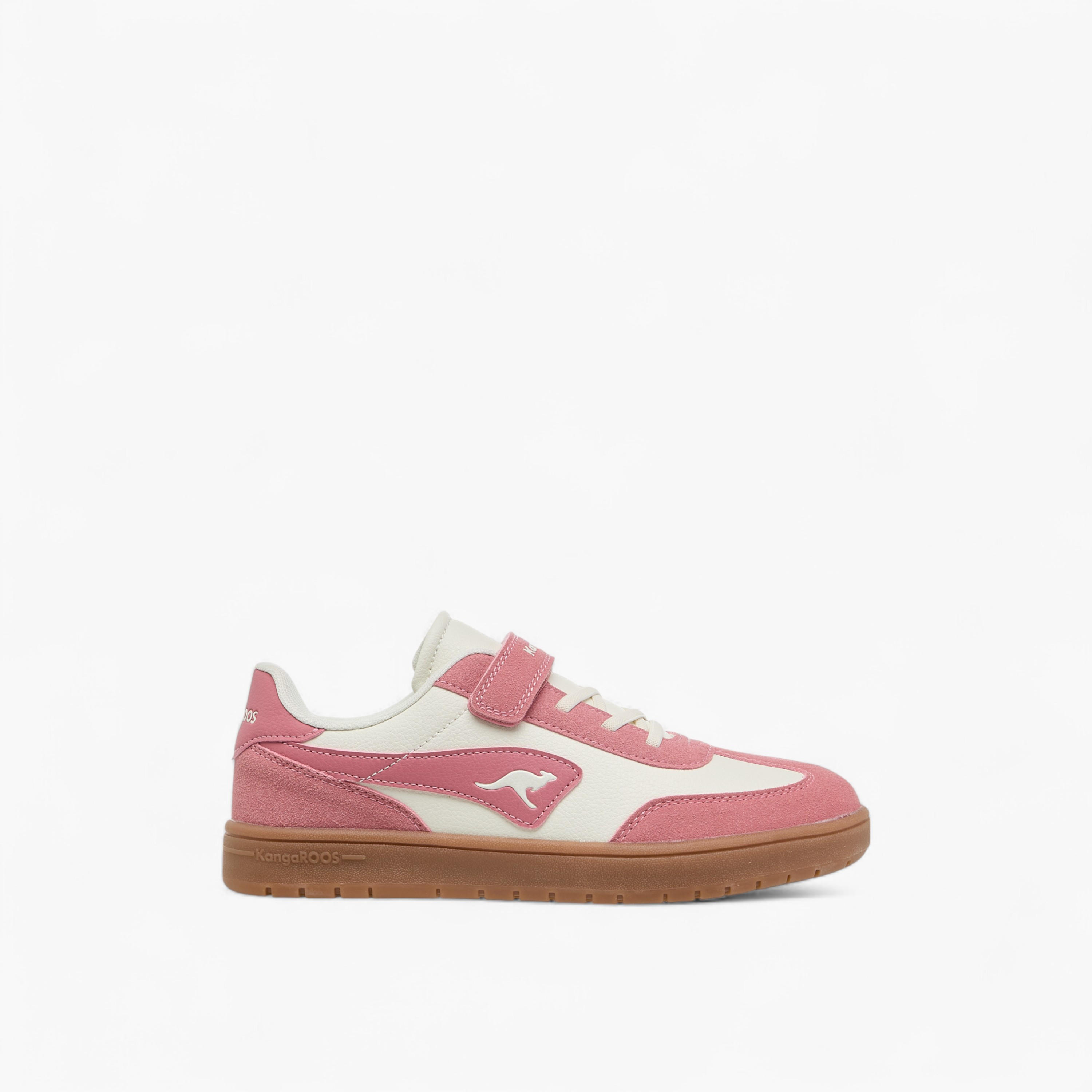 KangaROOS Women's Panelled Sneakers with Hook and Loop Closure-women-shoes-sneakers-image-3