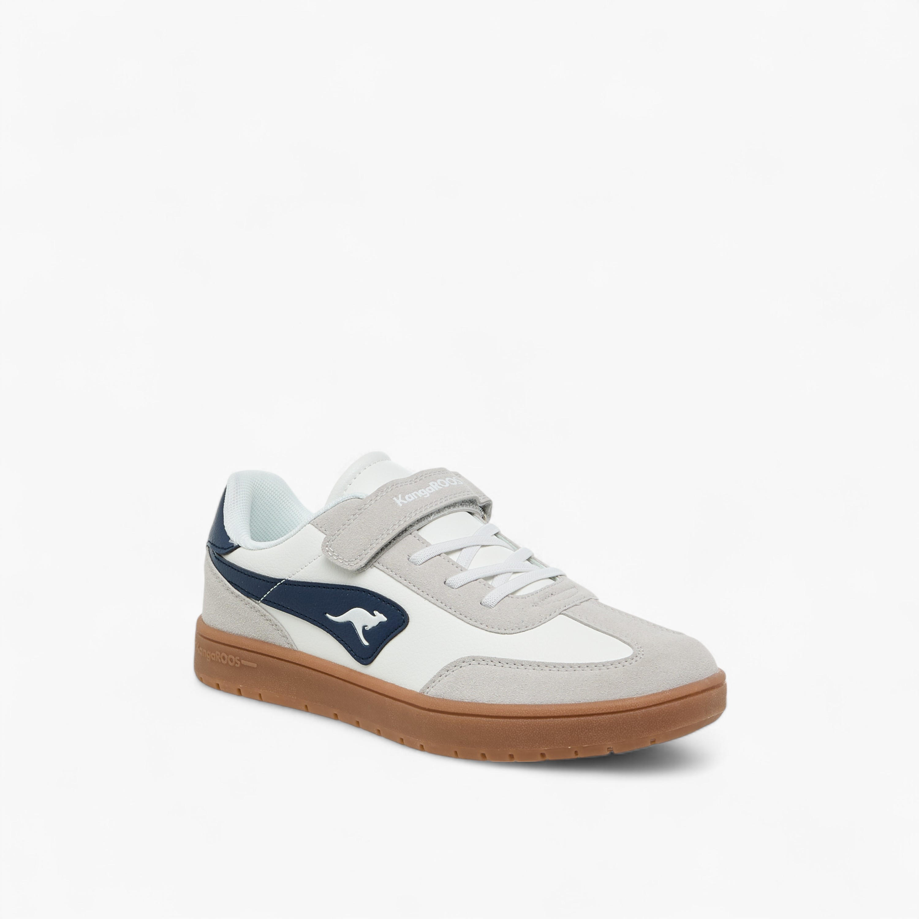KangaROOS Women's Panelled Sneakers with Hook and Loop Closure-women-shoes-sneakers-image-2