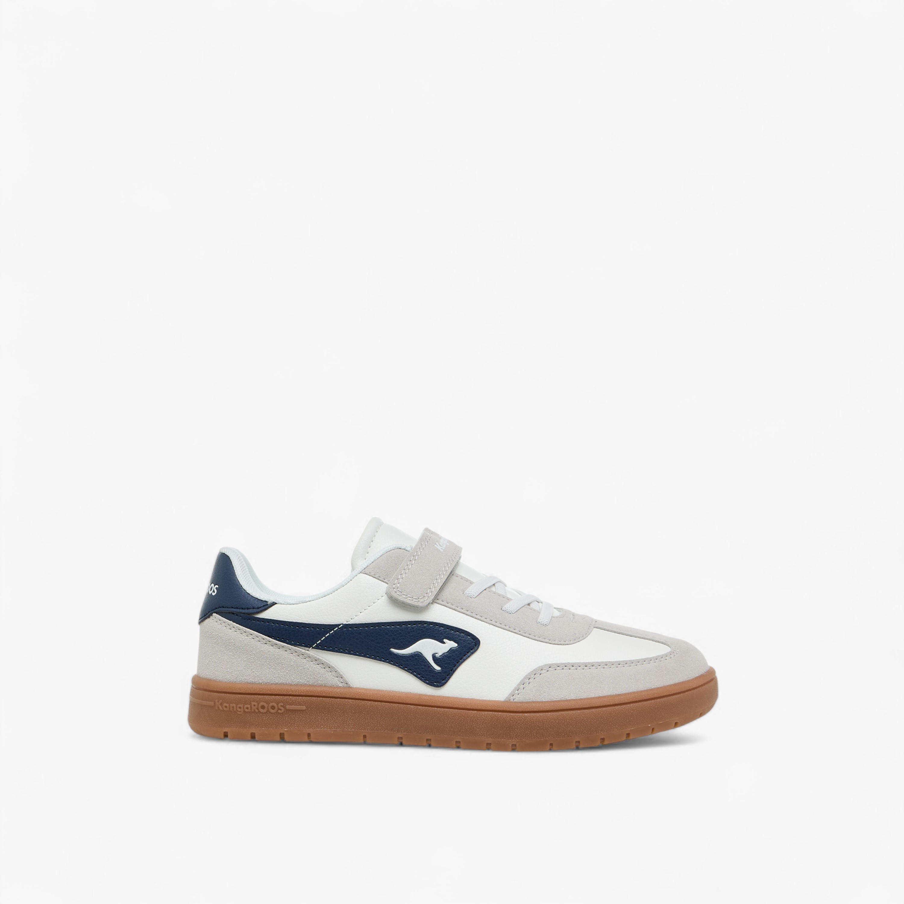 KangaROOS Women's Panelled Sneakers with Hook and Loop Closure-women-shoes-sneakers-image-3