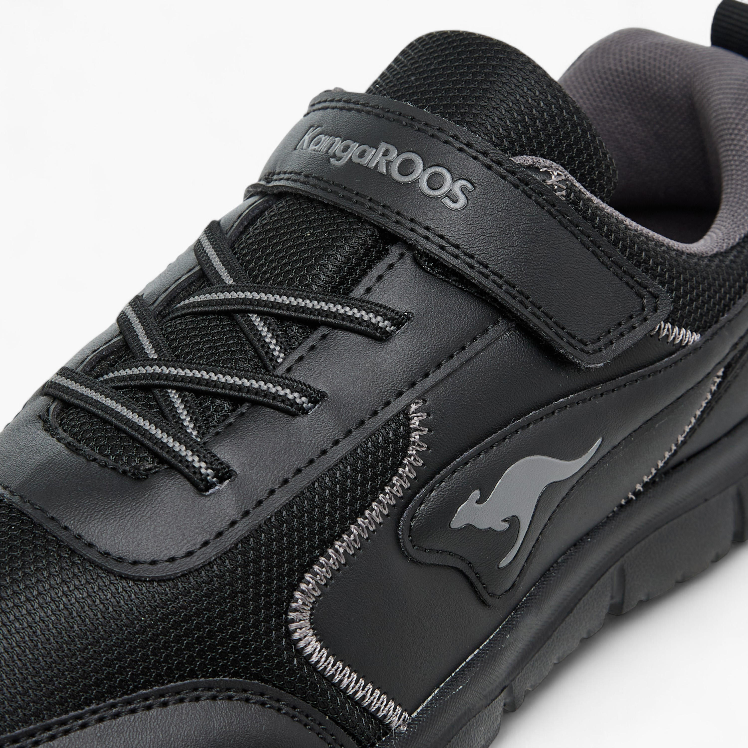 KangaROOS Women's Panelled Sports Shoes with Hook and Loop Closure-women-shoes-sports-image-4