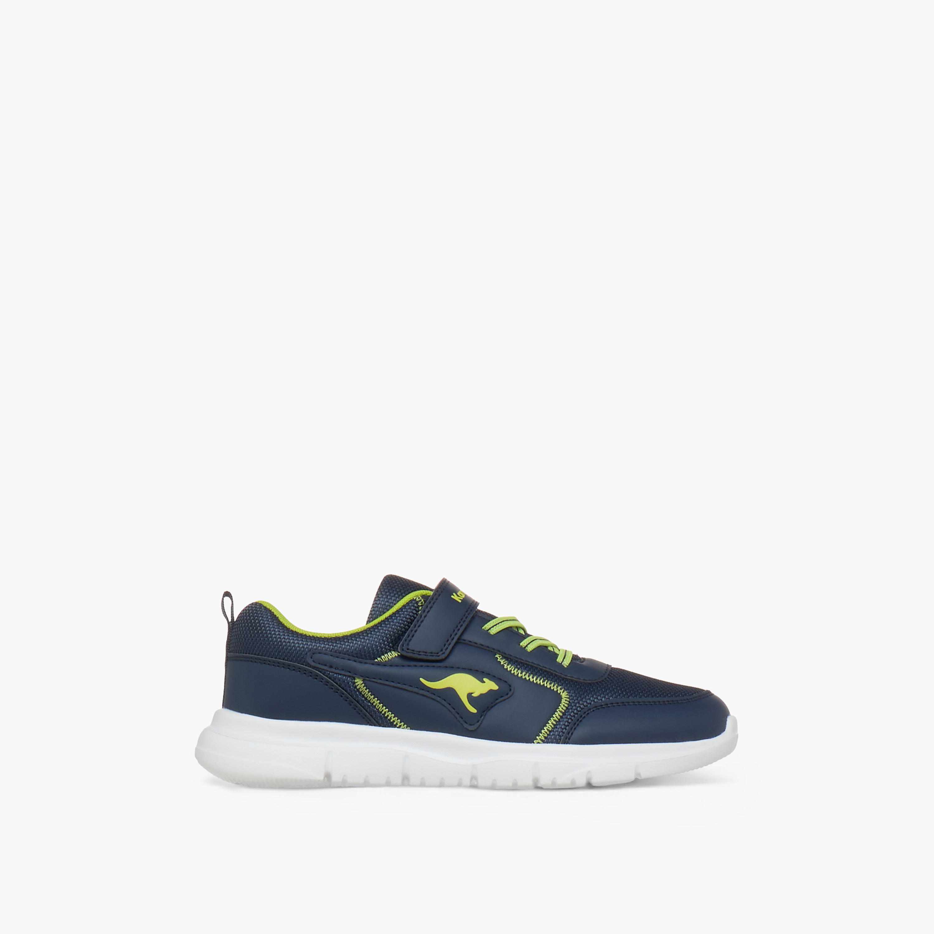 KangaROOS Women's Panelled Sports Shoes with Hook and Loop Closure-women-shoes-sports-image-3