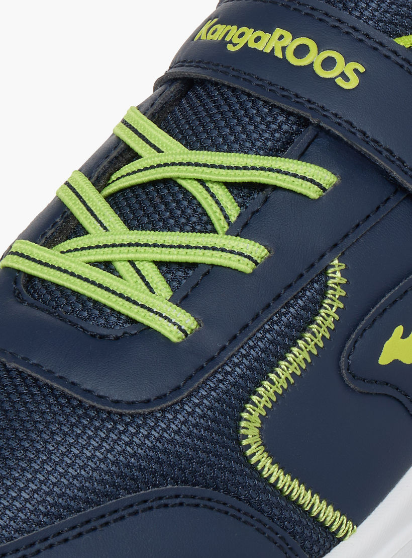 KangaROOS Women's Panelled Sports Shoes with Hook and Loop Closure-women-shoes-sports-image-4