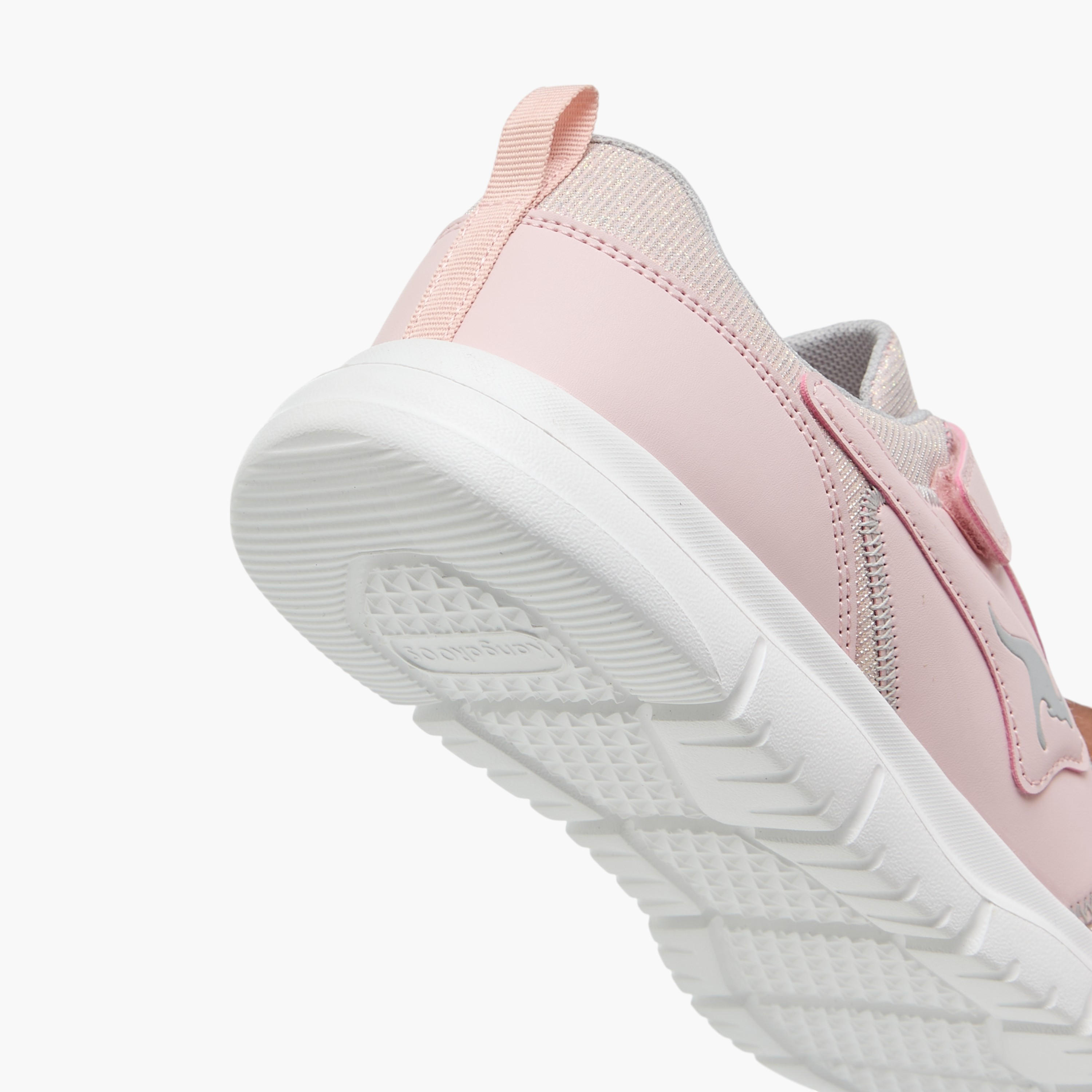 KangaROOS Women's Panelled Sports Shoes with Hook and Loop Closure-women-shoes-sports-image-5