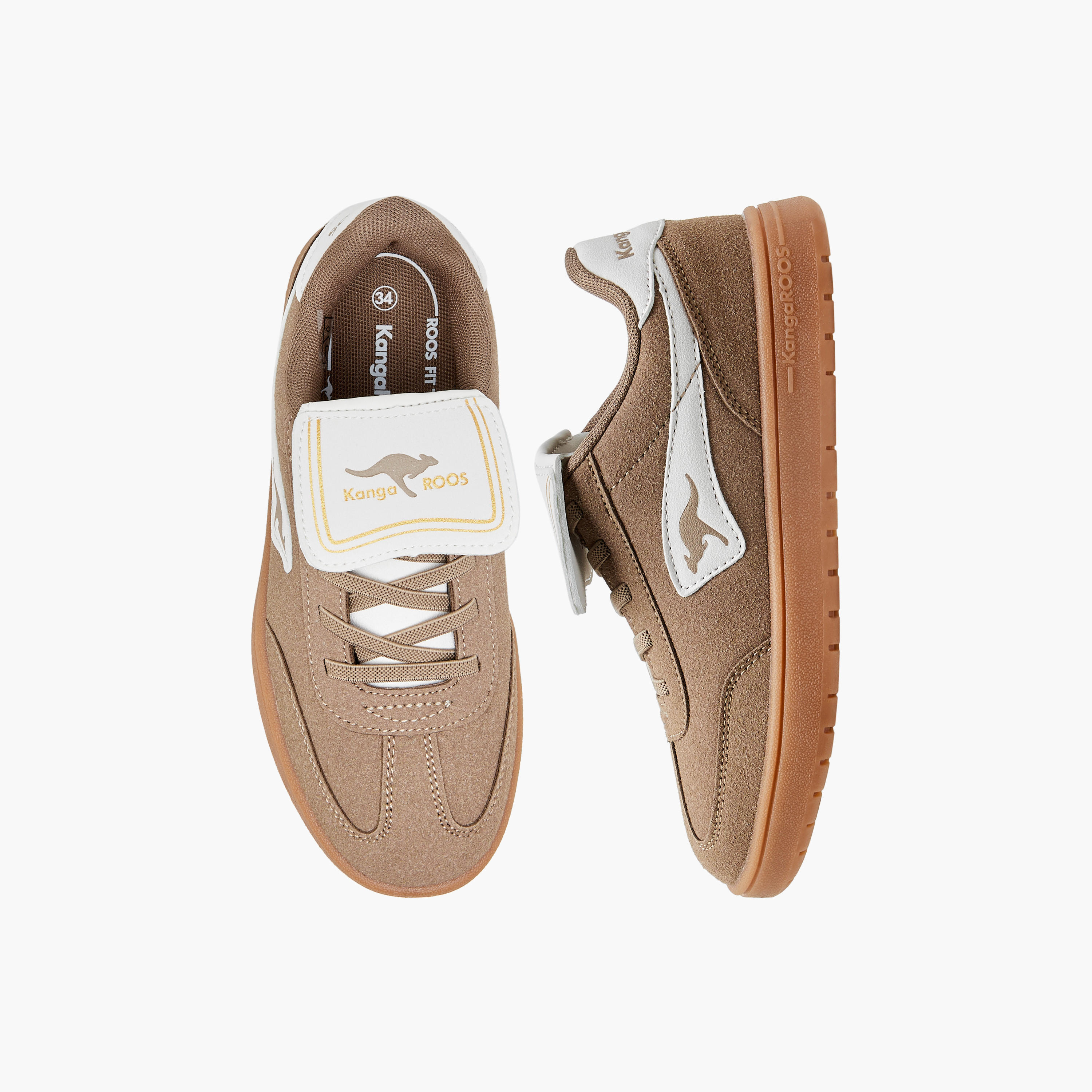KangaROOS Boys' Logo Applique Sneakers with Hook and Loop Closure-boys-shoes-sneakers-image-1