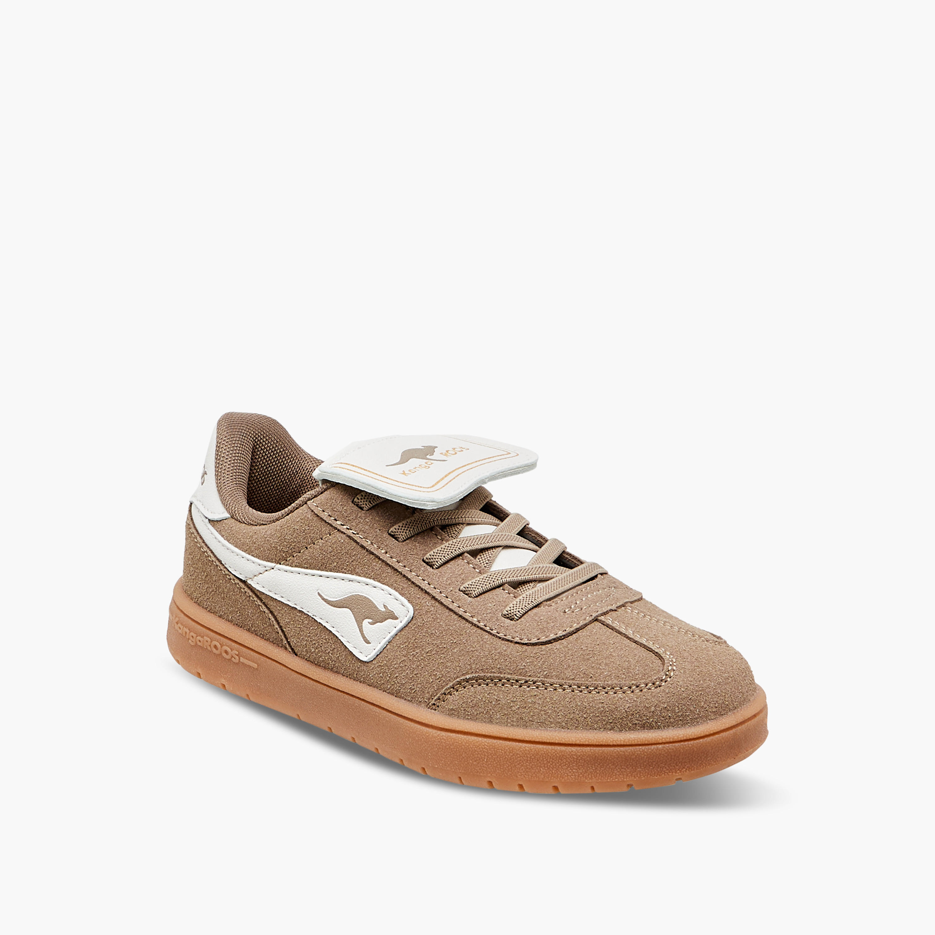 KangaROOS Boys' Logo Applique Sneakers with Hook and Loop Closure-boys-shoes-sneakers-image-2