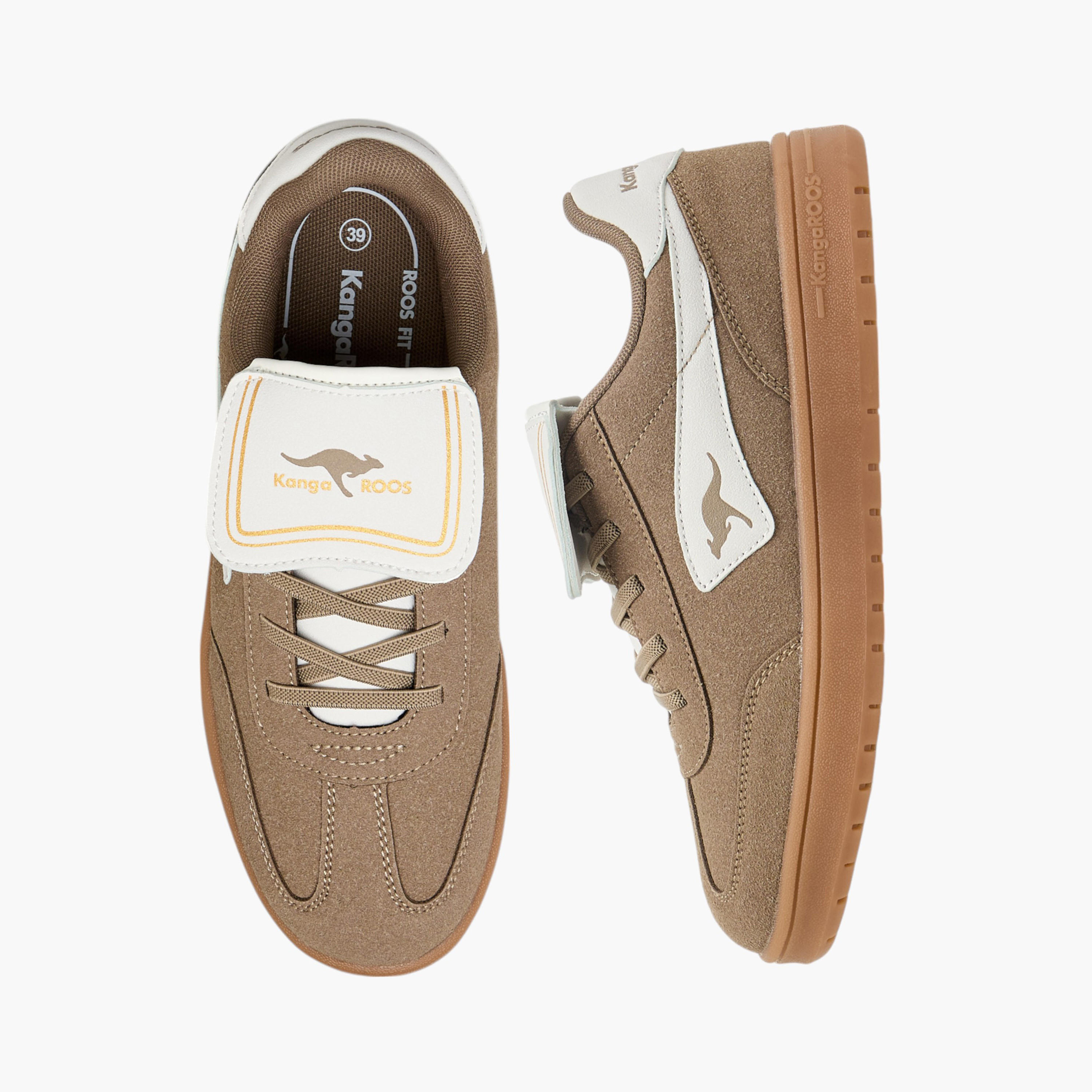 KangaROOS Women's Logo Patch Lace-Up Sneakers-women-shoes-sneakers-image-1