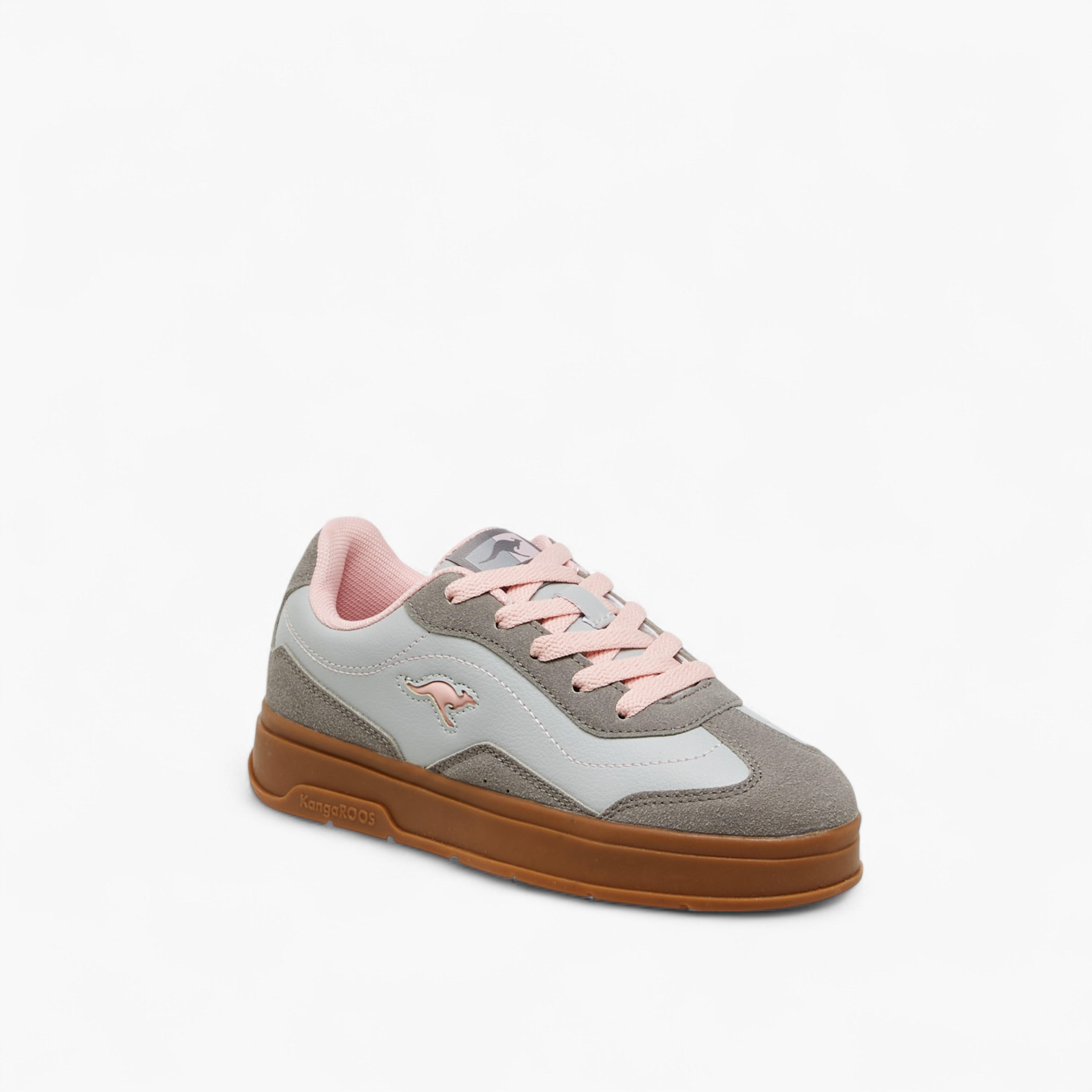 KangaROOS Girls' Panelled Lace-Up Sneakers-girls-shoes-sneakers-image-2