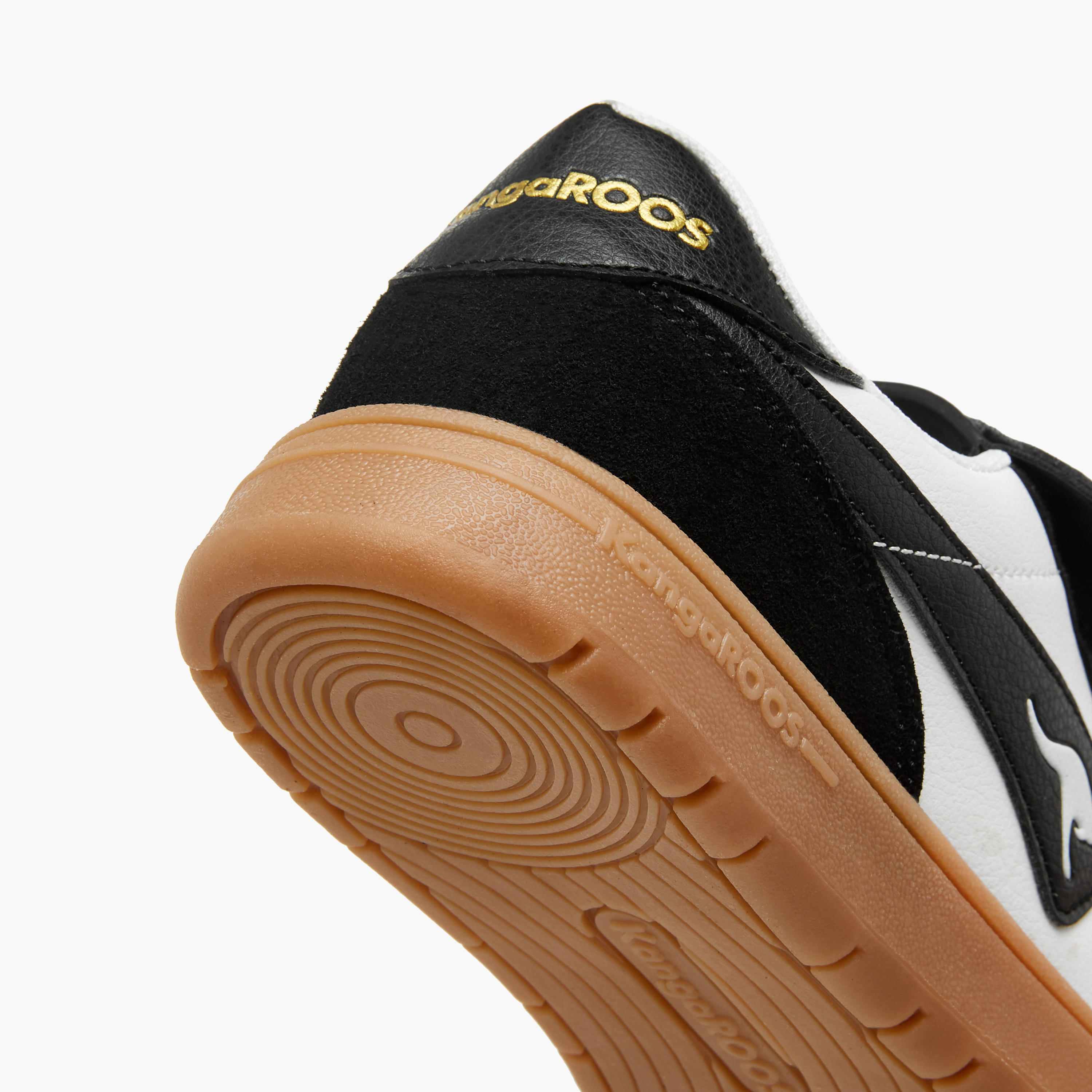 KangaROOS Boys' Panelled Sneakers with Hook and Loop Closure-boys-shoes-sneakers-image-5