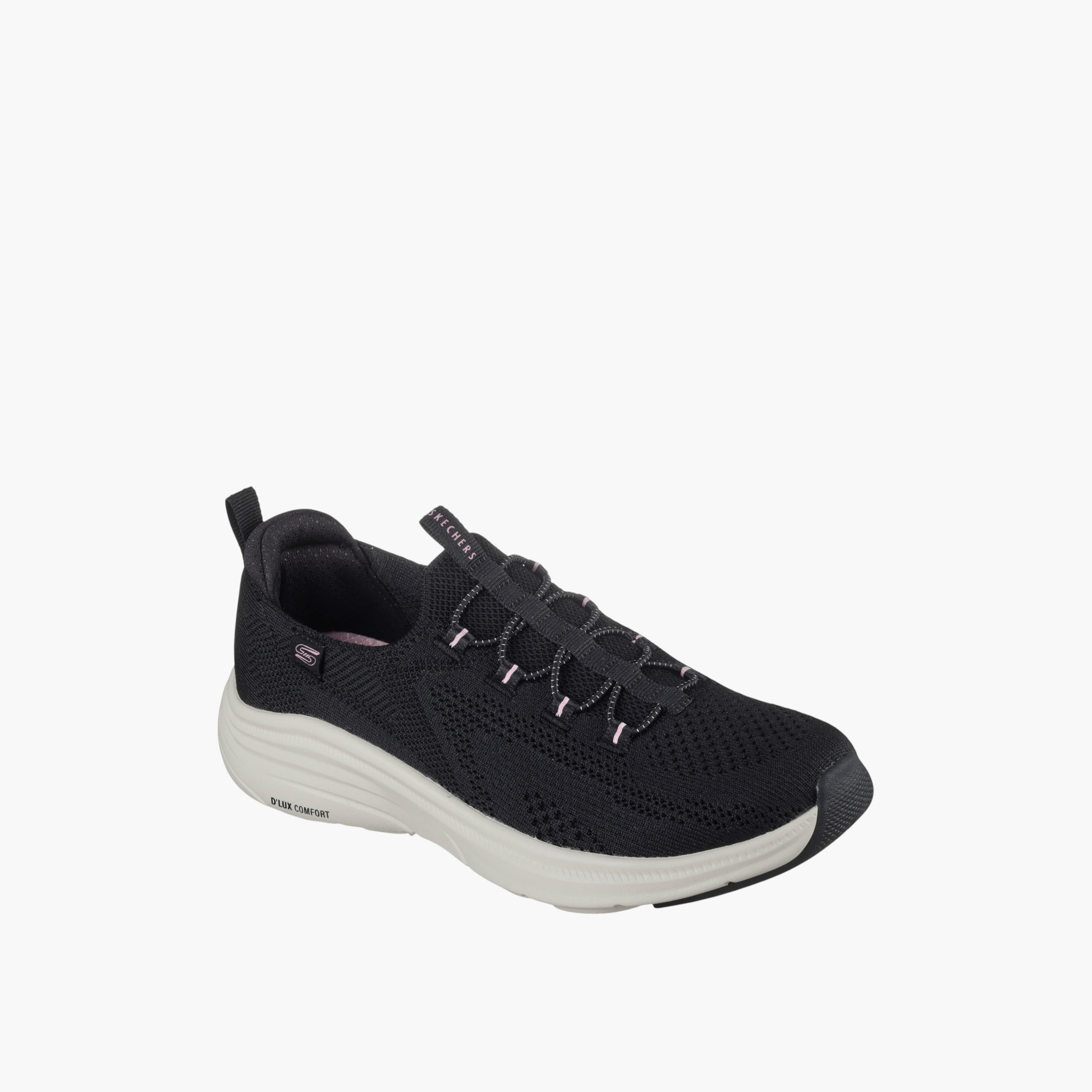 Skechers Women's D LUX COMFORT 2.0 Slip-On Sports Shoes - 104472-BKPK-women-shoes-sports-image-1