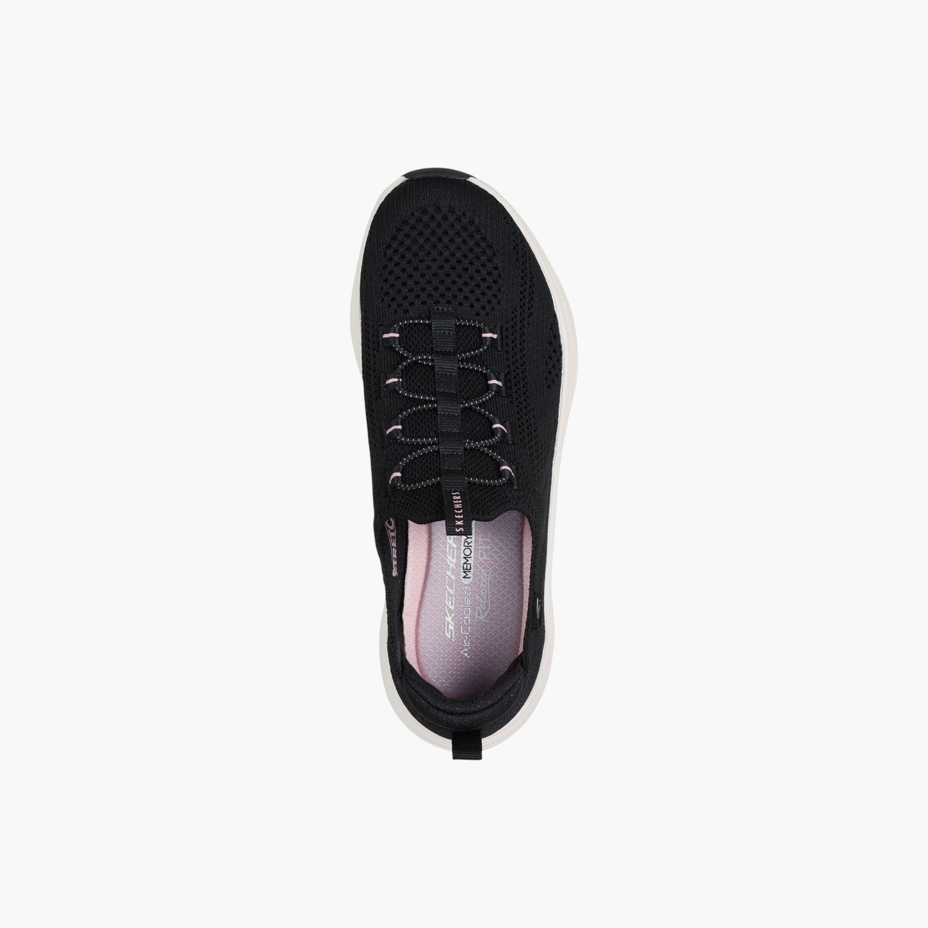 Skechers Women's D LUX COMFORT 2.0 Slip-On Sports Shoes - 104472-BKPK-women-shoes-sports-image-3