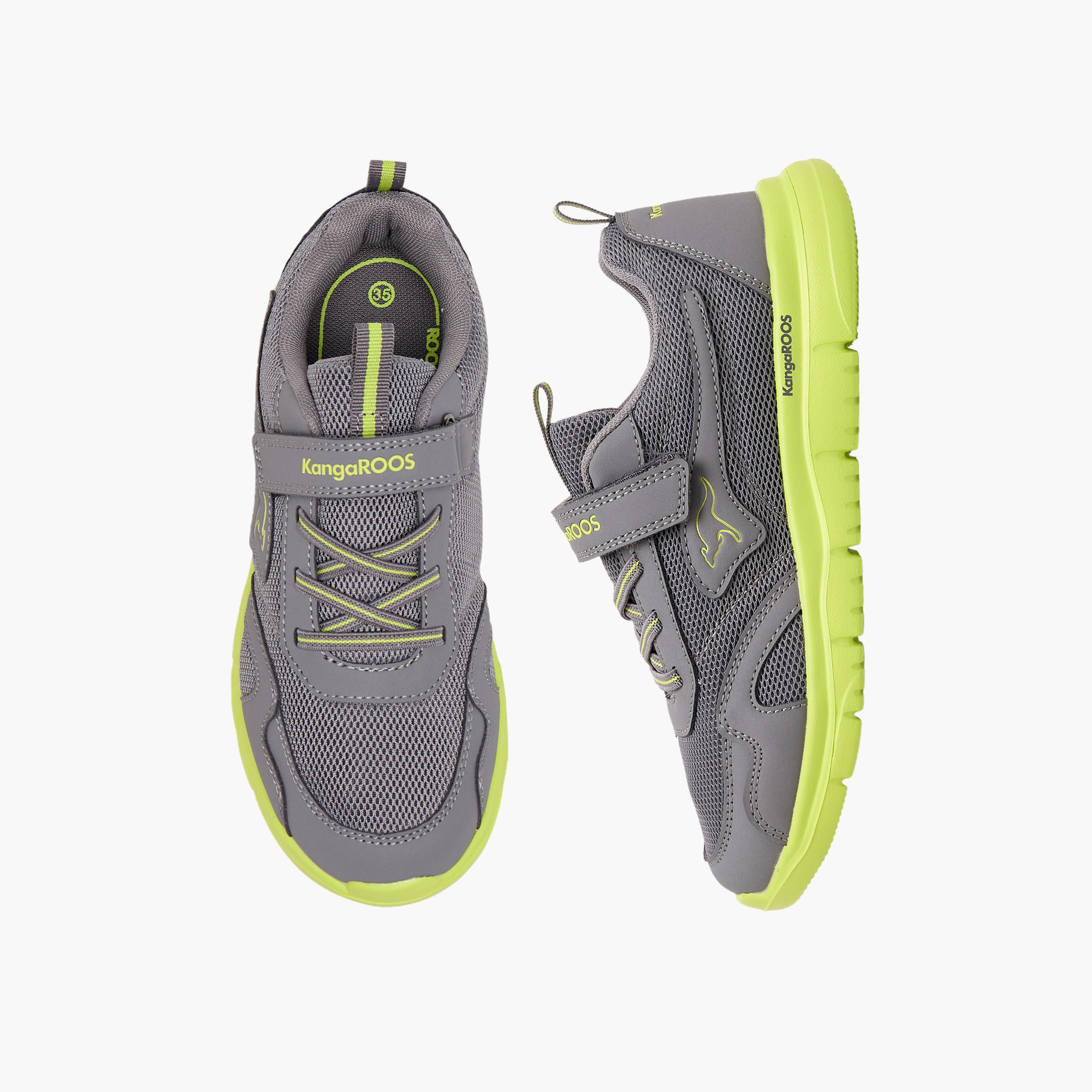 حذاء رياضي بشريط إغلاق لاصق من كانغاروز-girls-shoes-sneakers-image-1