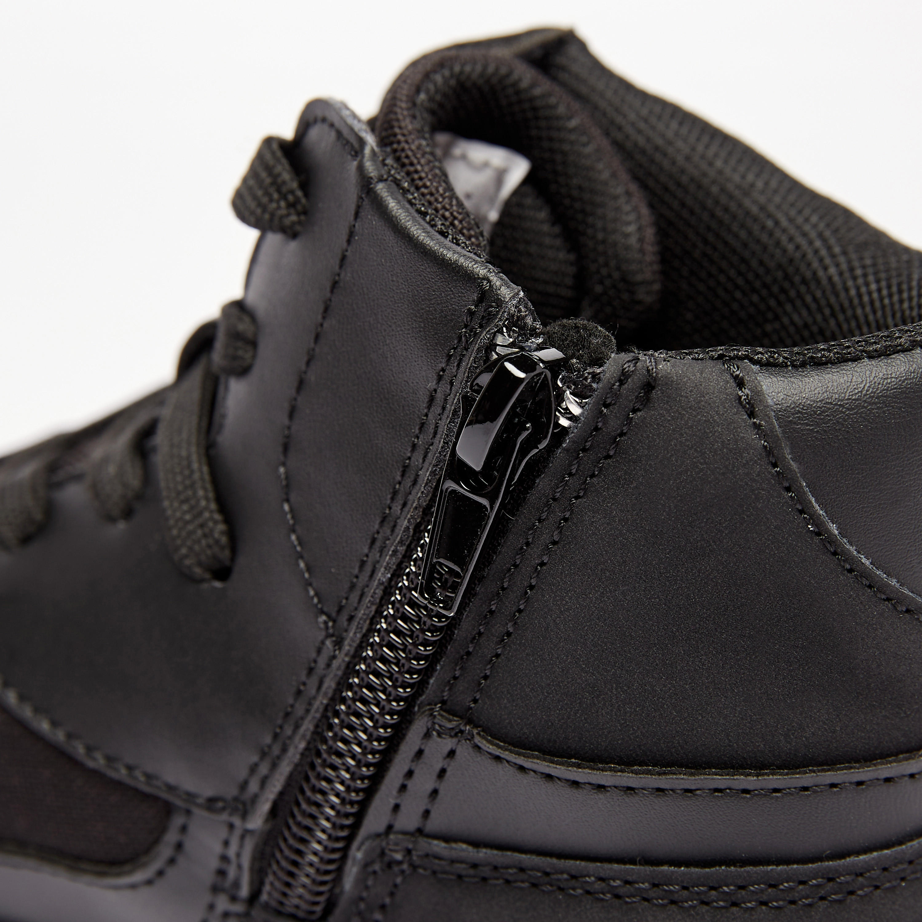 Mister Duchini Panelled High Top Sneakers with Zip Closure-boys-shoes-sneakers-image-5