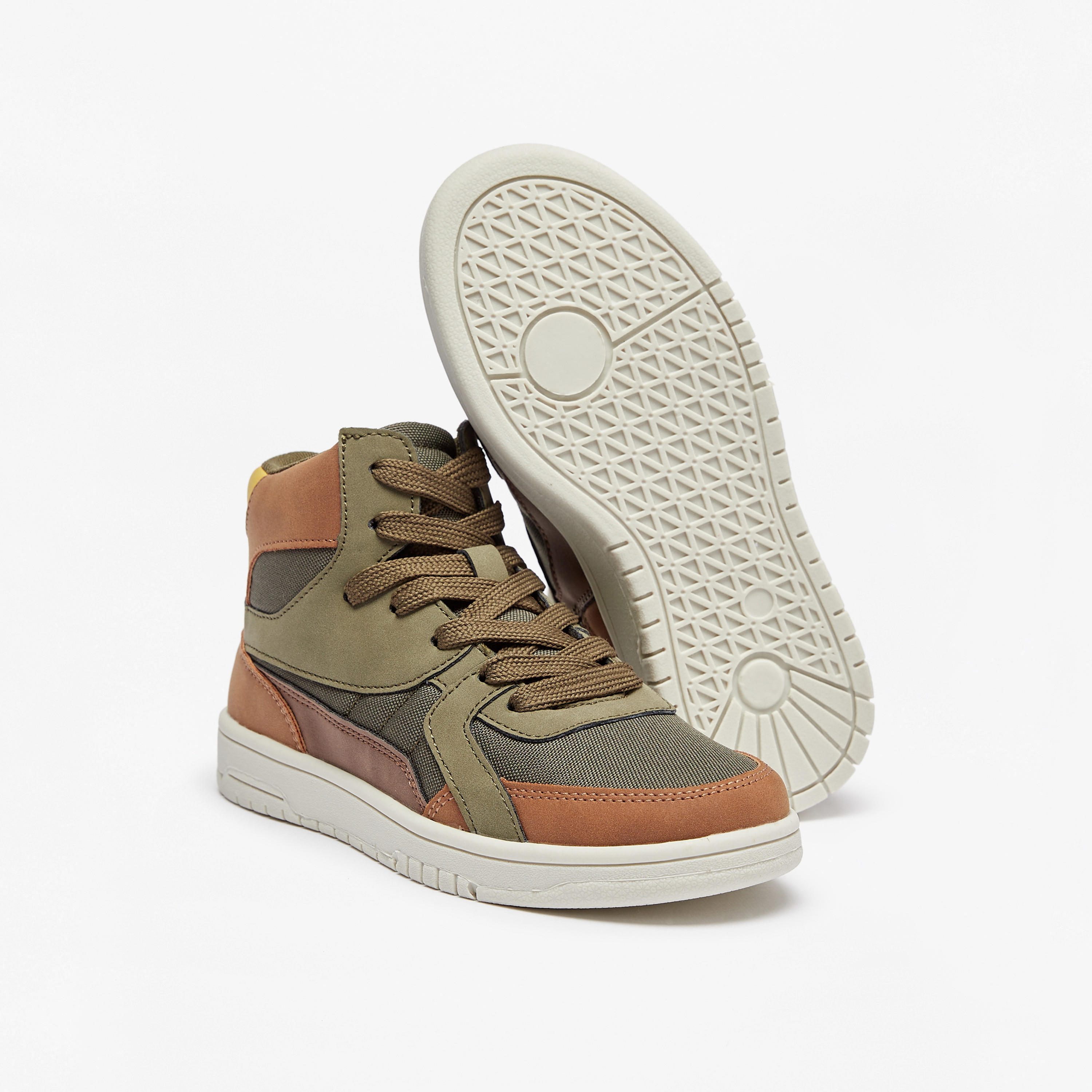 حذاء سنيكرز بكاحل مرتفع وسحاب إغلاق من مستر دوتشيني-boys-shoes-sneakers-image-10