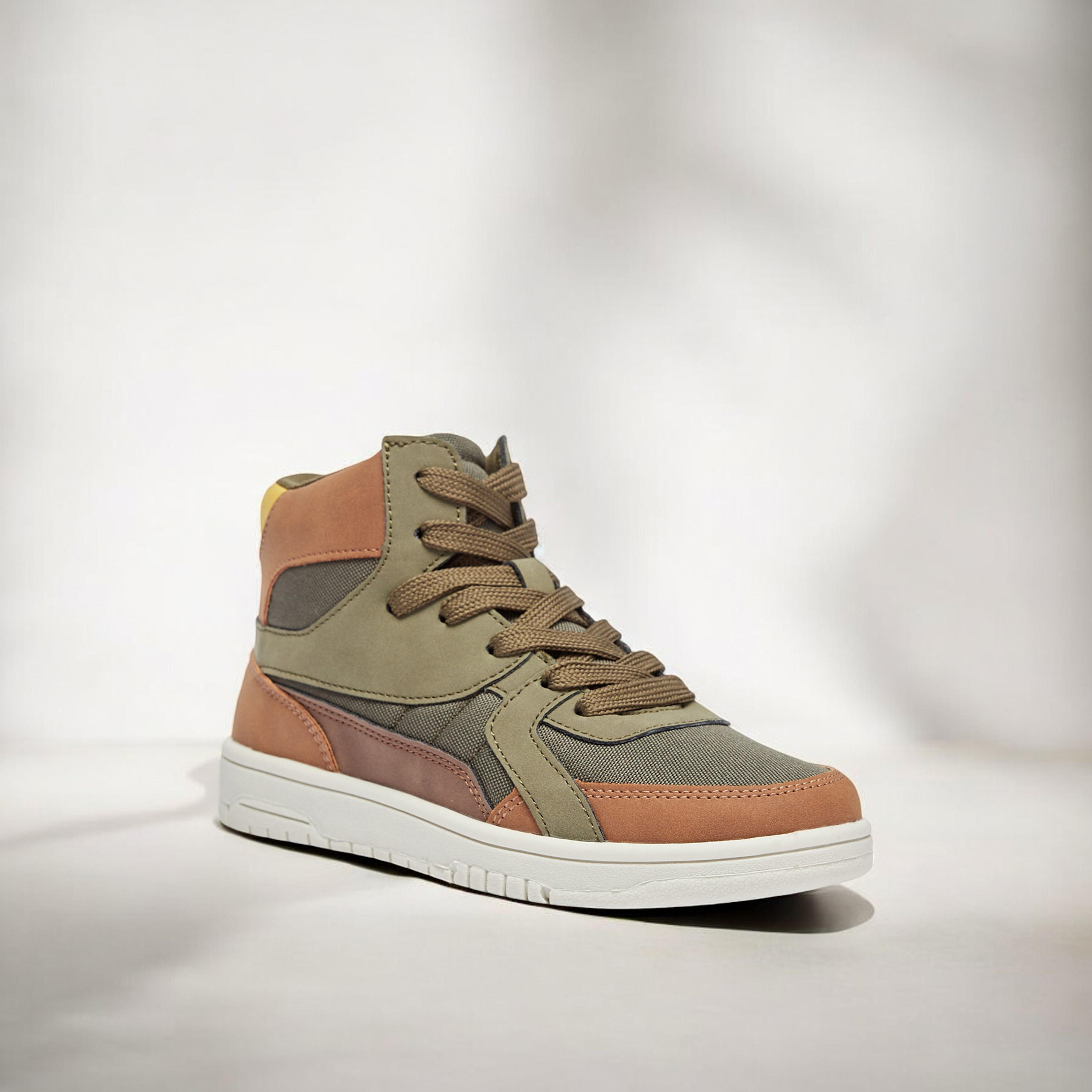 حذاء سنيكرز بكاحل مرتفع وسحاب إغلاق من مستر دوتشيني-boys-shoes-sneakers-image-6