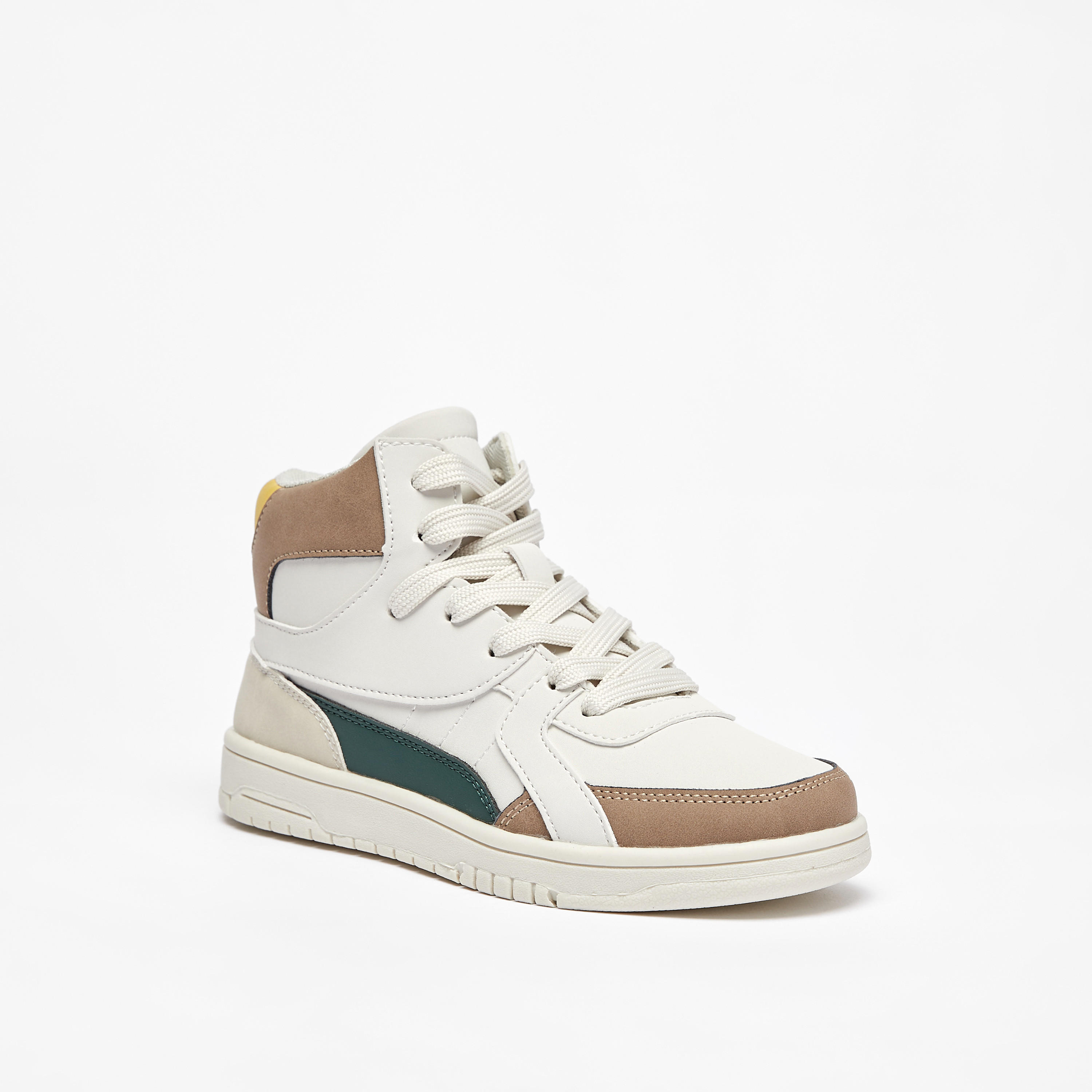حذاء سنيكرز بكاحل مرتفع وسحاب إغلاق من مستر دوتشيني-boys-shoes-sneakers-image-1