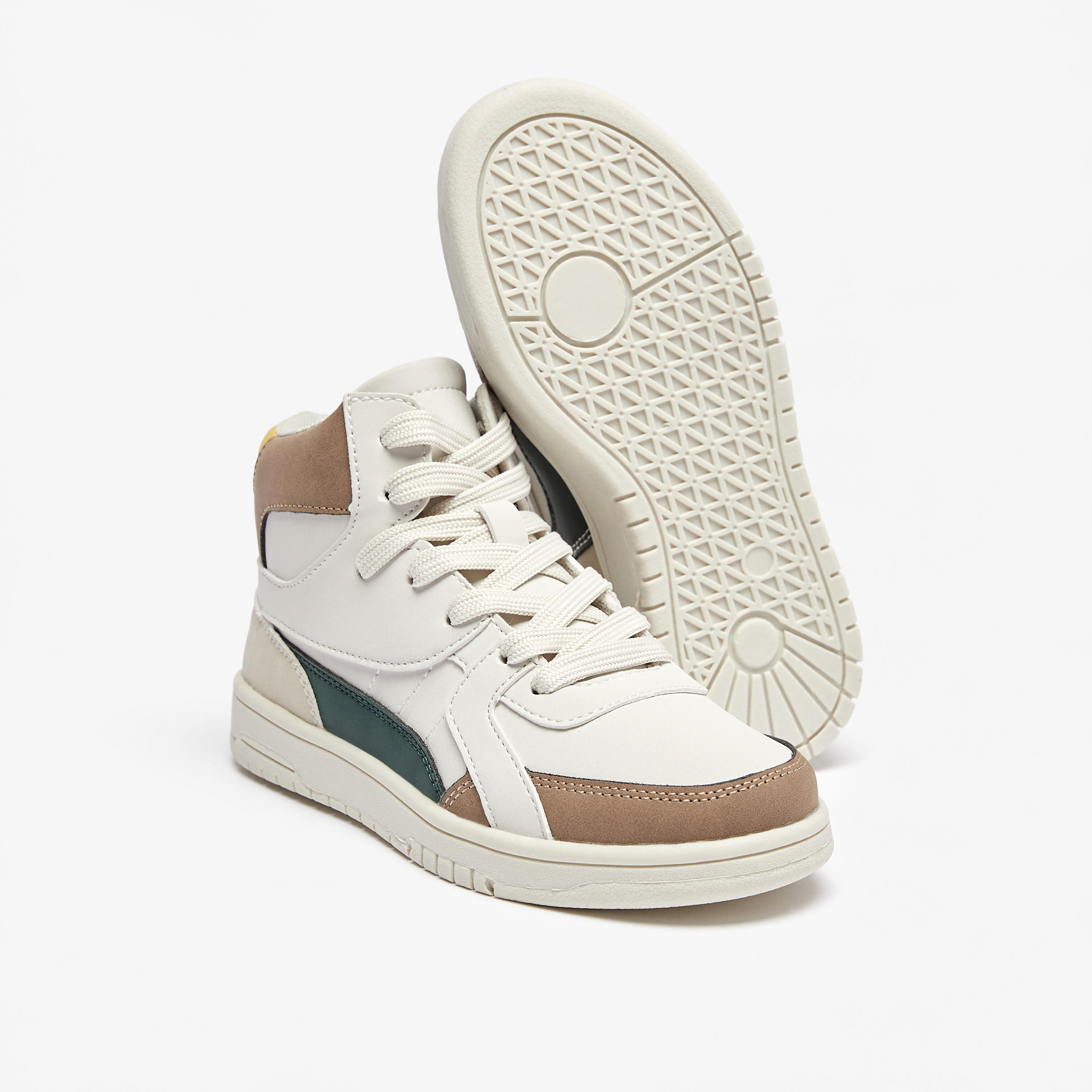 حذاء سنيكرز بكاحل مرتفع وسحاب إغلاق من مستر دوتشيني-boys-shoes-sneakers-image-4