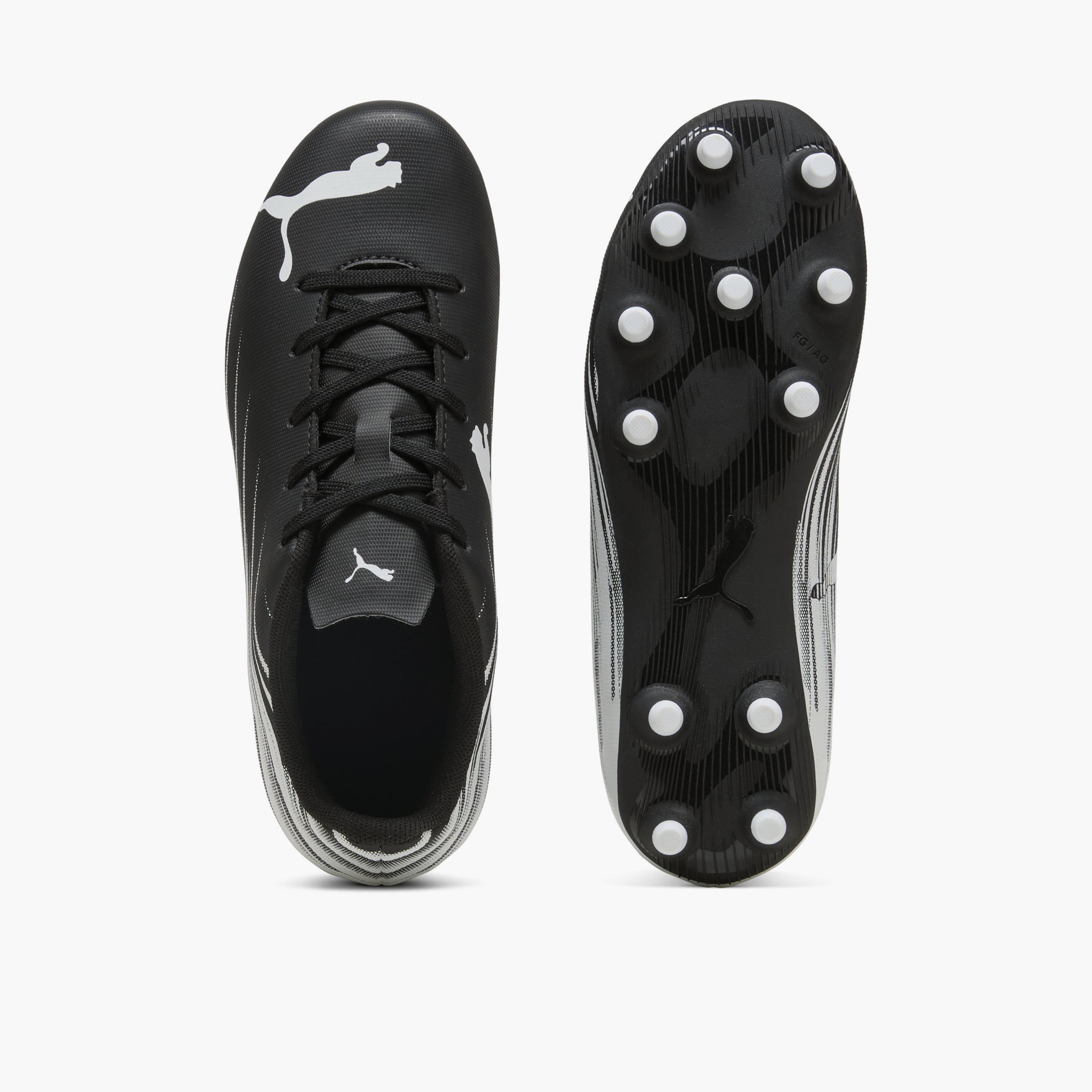 Puma Boys Attacanto II FG/AG Lace-Up Football Firm Ground Shoes-girls-shoes-sports-image-4