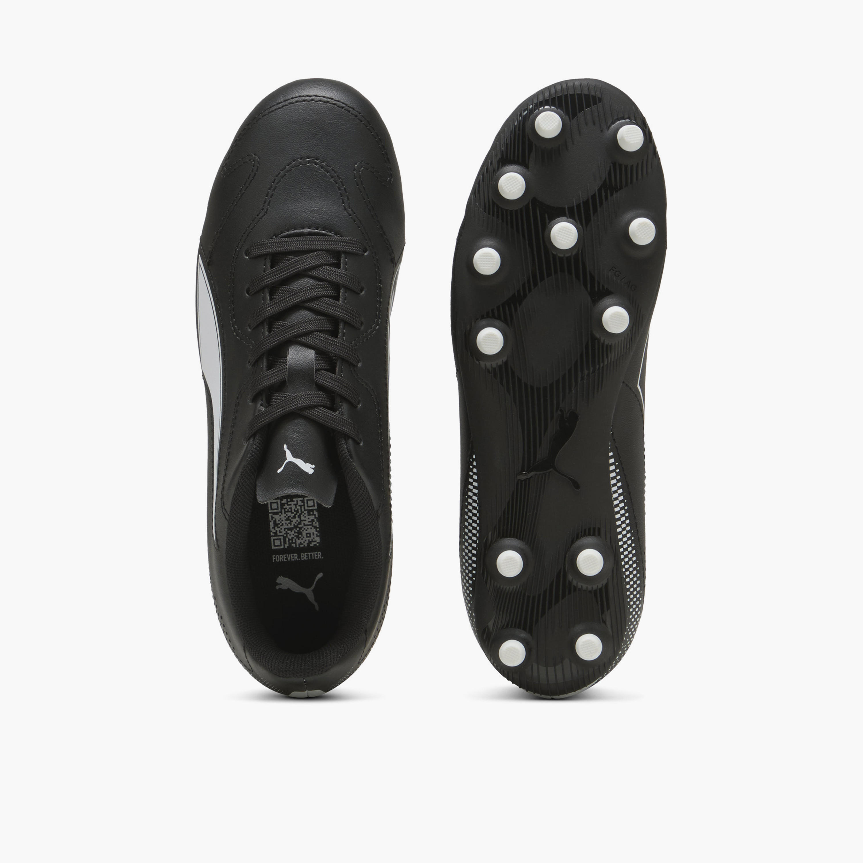 Puma Boys Vitoria II FG/AG Lace-Up Football Firm Ground Shoes-girls-shoes-sports-image-4