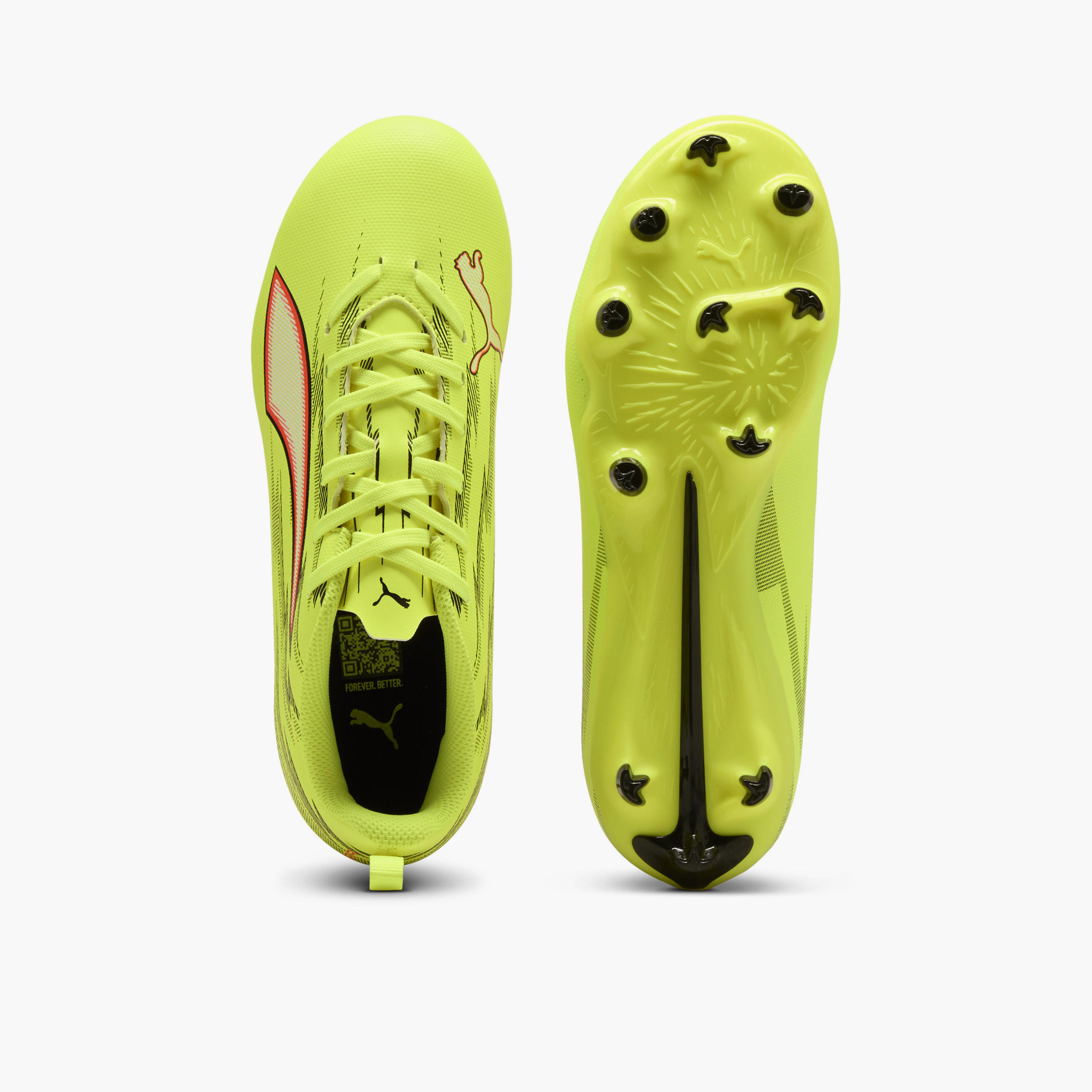 Puma Kids Ultra 6 Play FG/AG Lace-Up Football Firm Ground Shoes-girls-shoes-sports-image-4