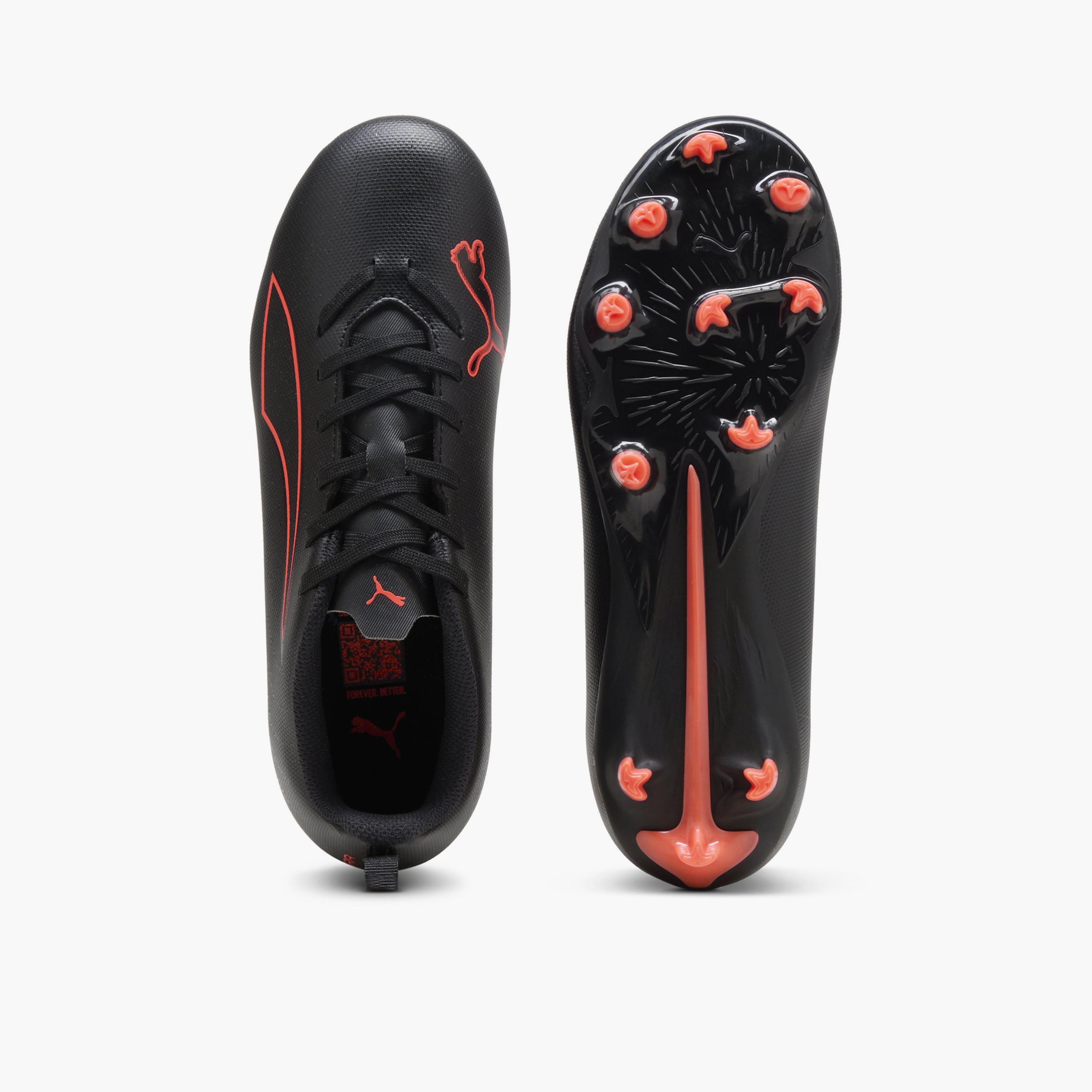 Puma Kids Ultra 6 Play FG/AG Lace-Up Football Firm Ground Shoes-girls-shoes-sports-image-4