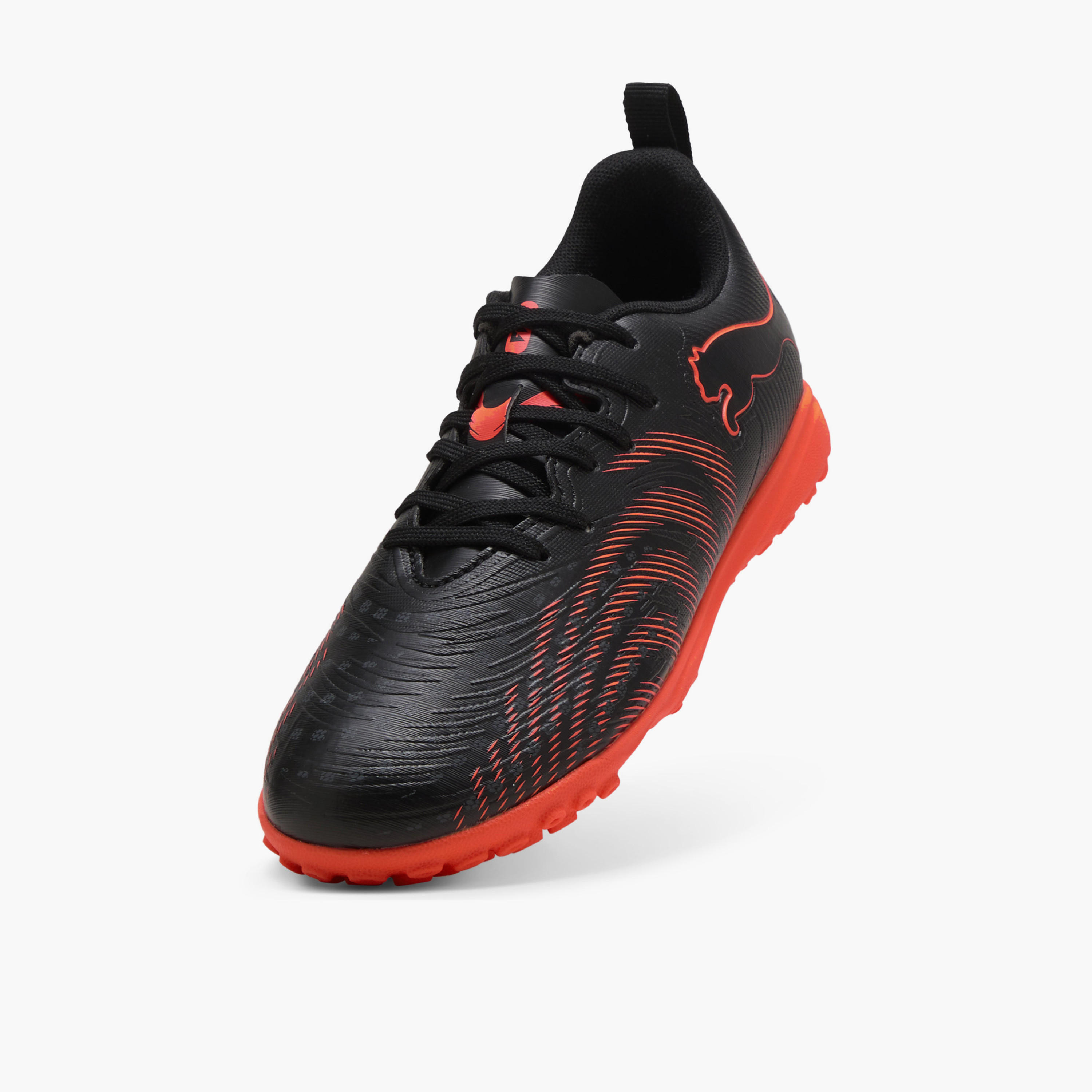 Puma Kids Future 9 Play TT Lace-Up Football Turf Shoes-girls-shoes-sports-image-5