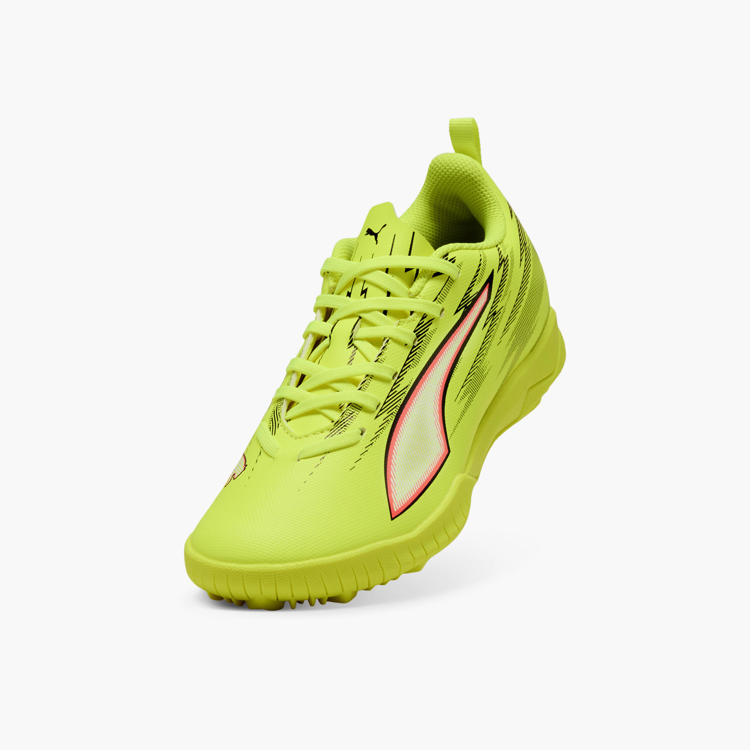 Puma Kids Ultra 6 Play TT Lace-Up Football Turf Shoes-girls-shoes-sports-image-5