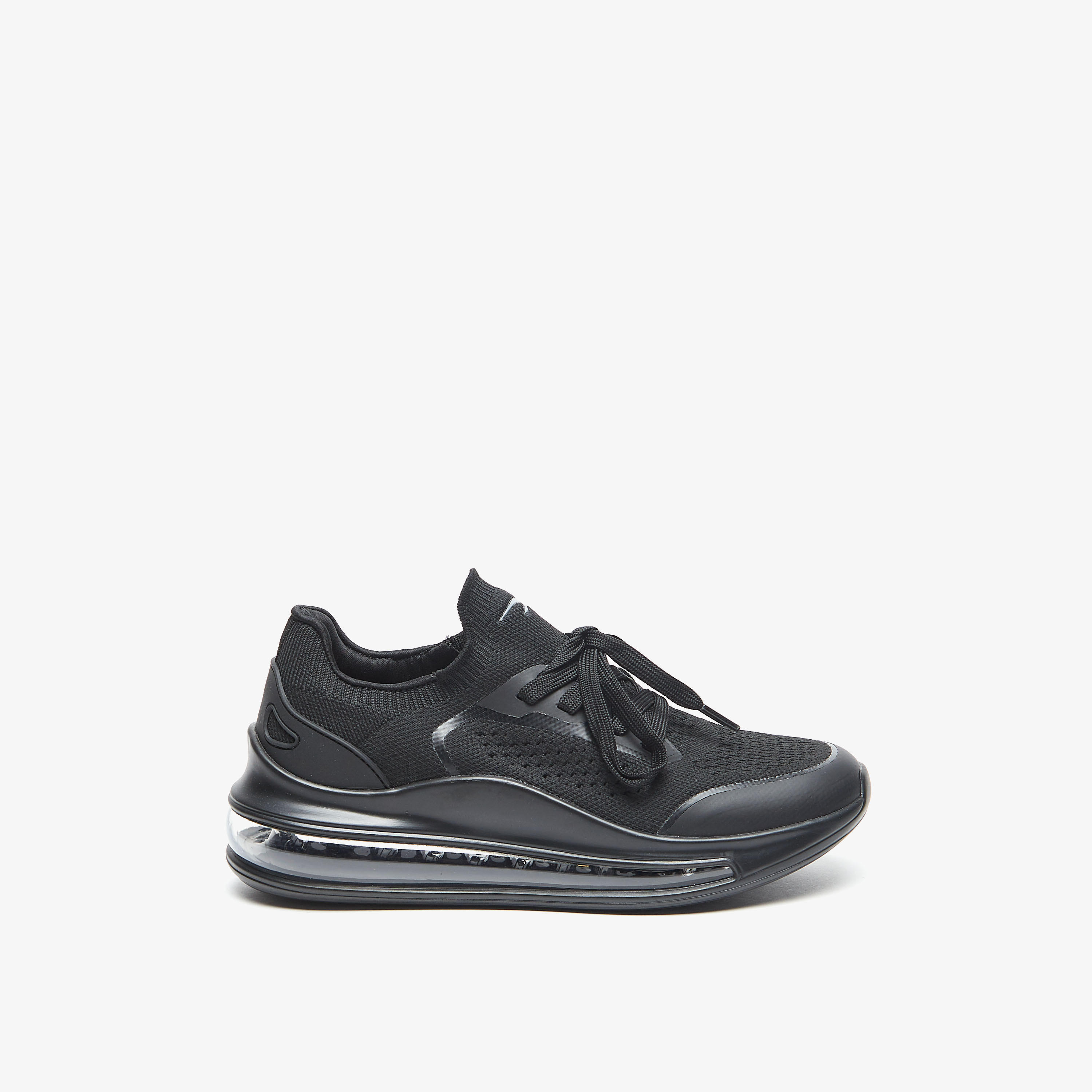Dash Monotone Walking Shoes with Lace-Up Closure-sports-women-shoes-image-13