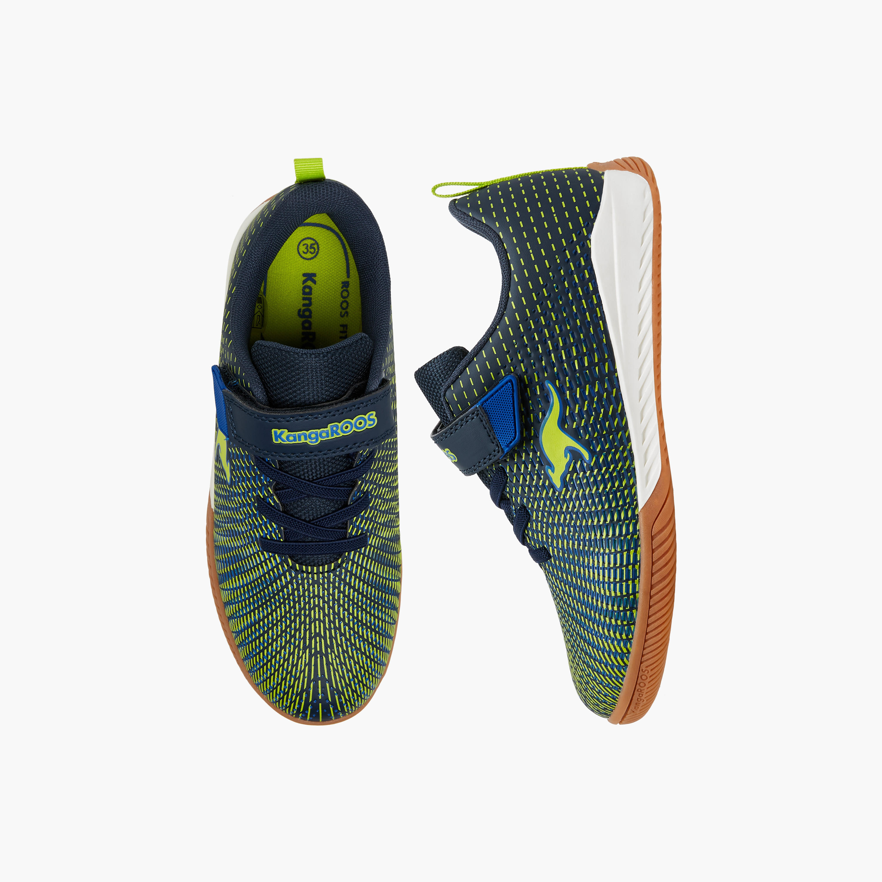 Kangaroos Boys Hook & Loop Ankle Sneakers Durable Shoes-boys-shoes-sneakers-image-1