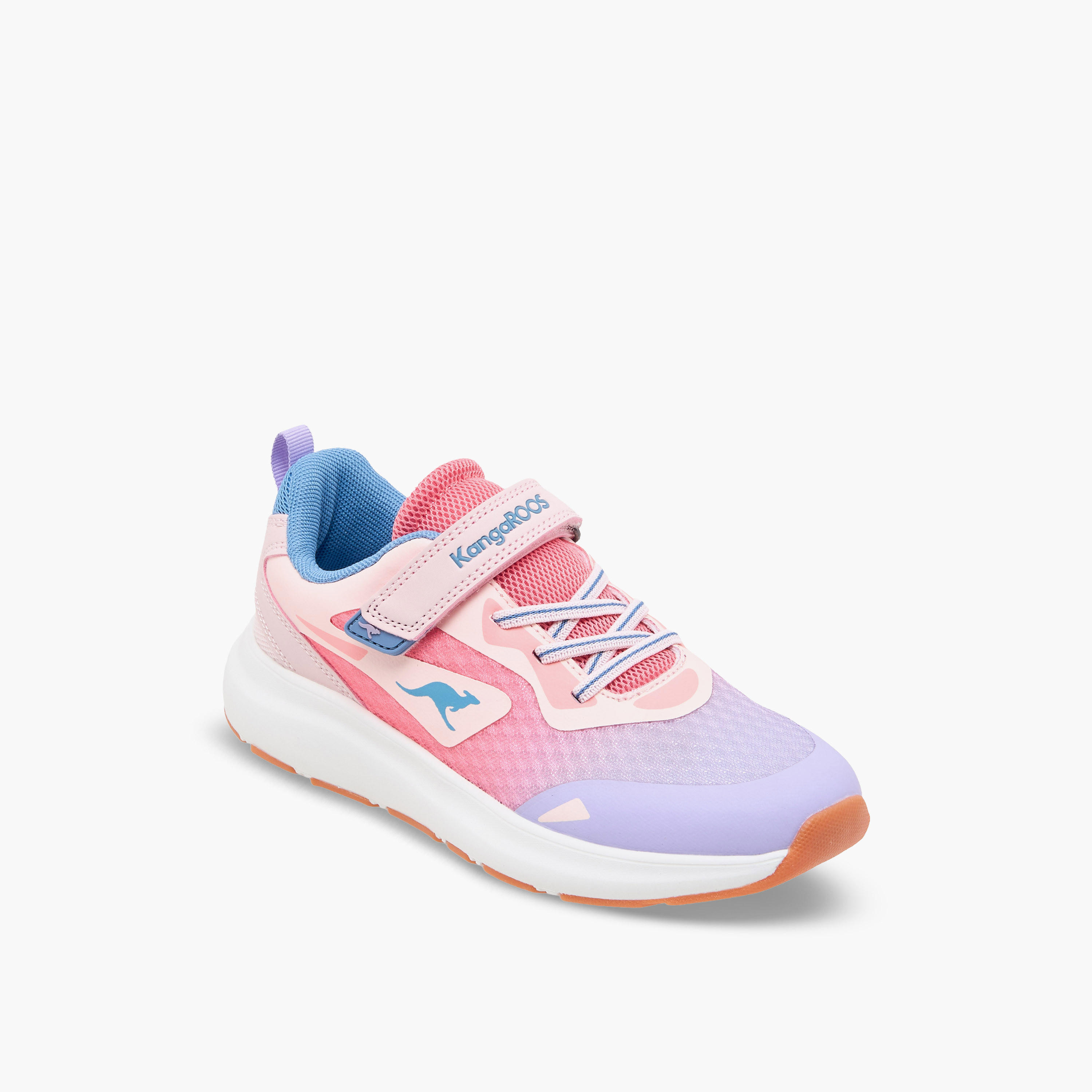 KangaROOS Girls Hook & Loop Sports Shoes-girls-shoes-sports-image-2