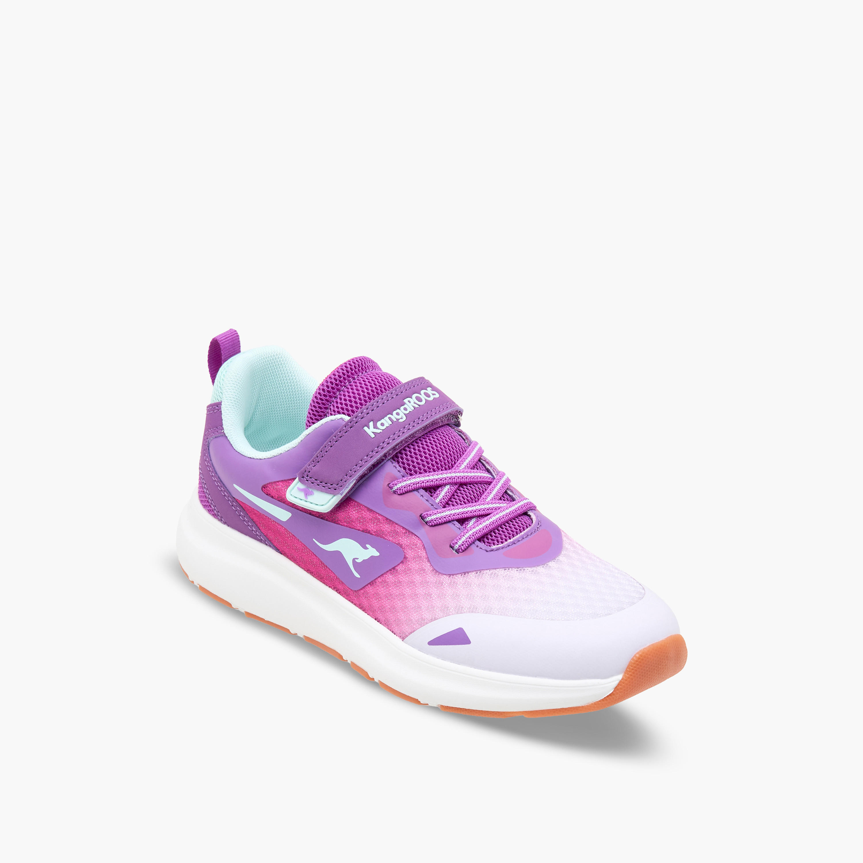 KangaROOS Girls Hook & Loop Sports Shoes-girls-shoes-sports-image-2