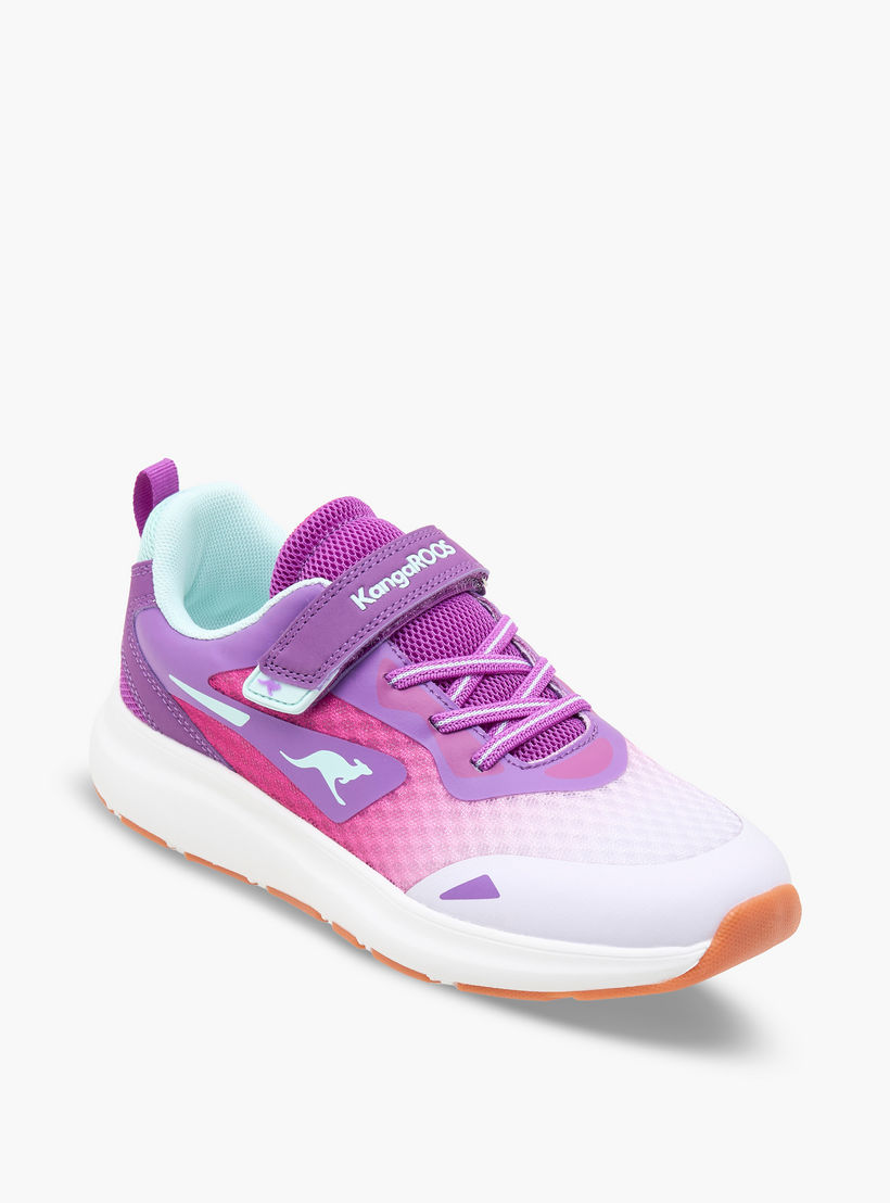 KangaROOS Girls Hook & Loop Sports Shoes-girls-shoes-sports-image-2