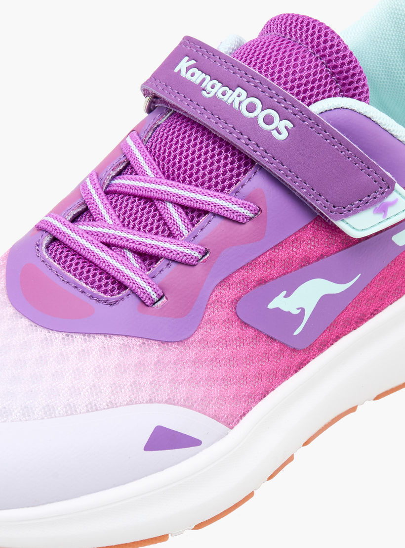 KangaROOS Girls Hook & Loop Sports Shoes-girls-shoes-sports-image-4