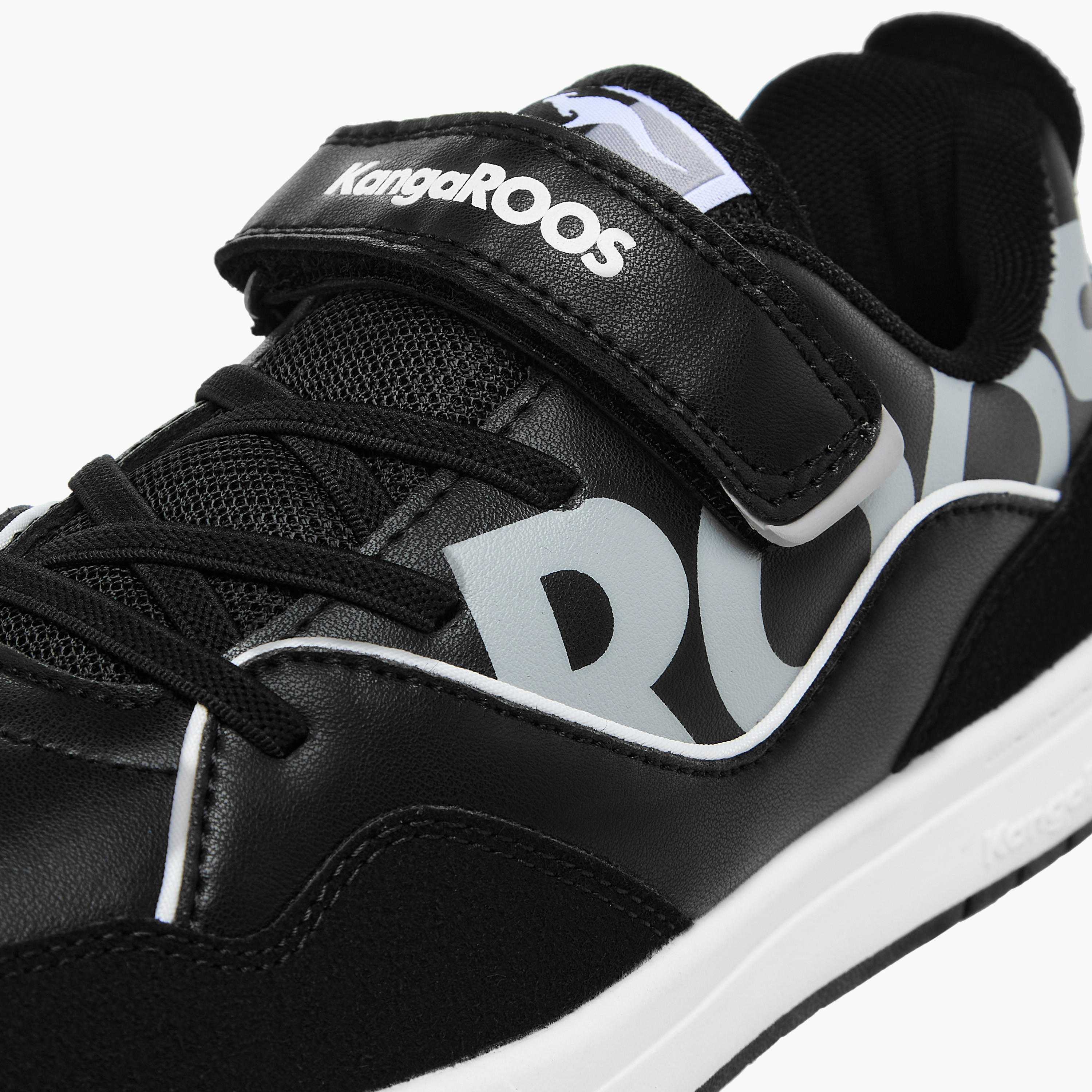 KangaROOS Women's Logo Print Sneakers with Hook and Loop Closure-women-shoes-sneakers-image-4