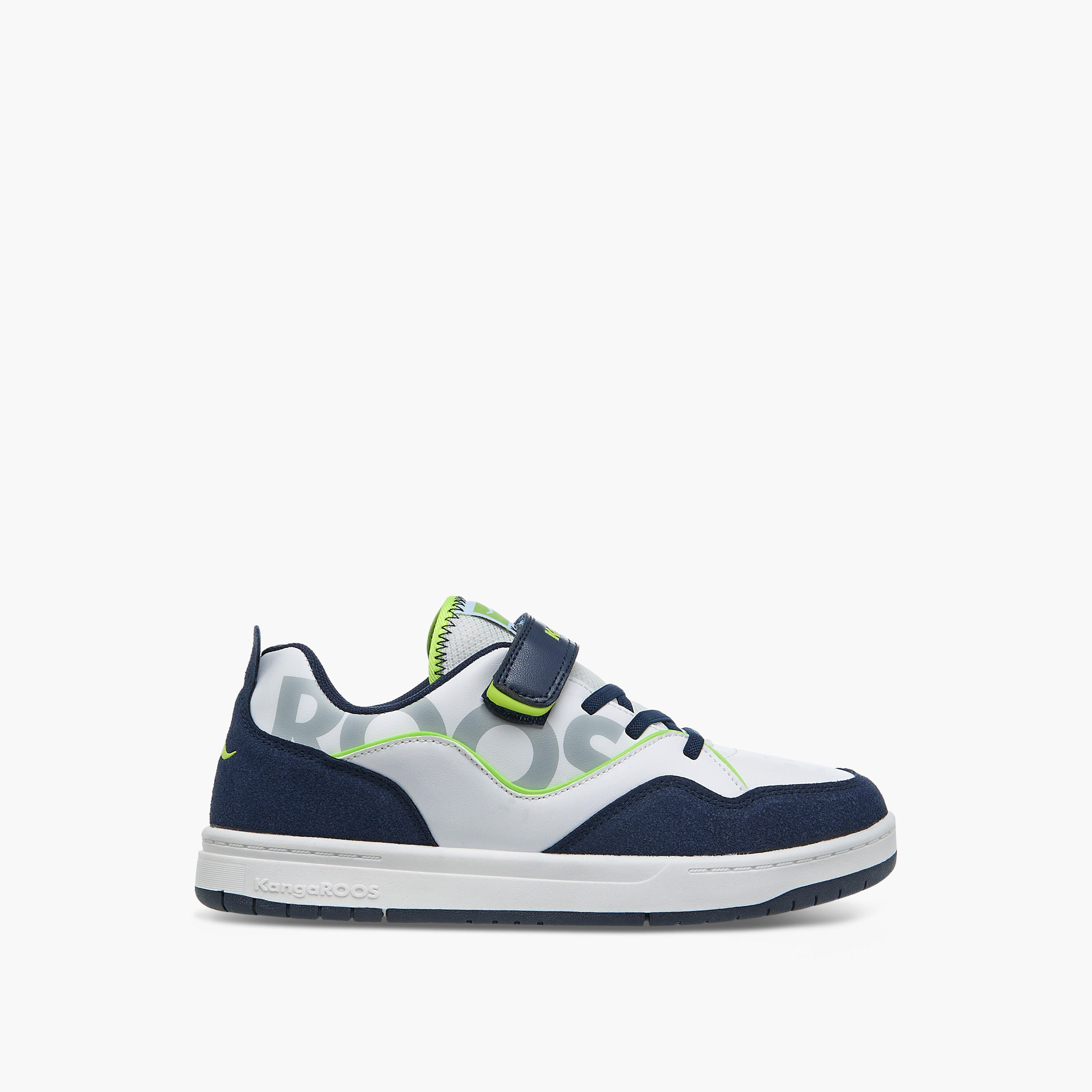 حذاء سنيكرز بشريط إغلاق لاصق وطبعات شعار للنساء من كانجاروس-women-shoes-sneakers-image-3