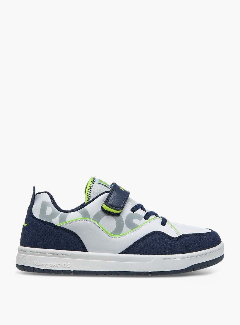حذاء سنيكرز بشريط إغلاق لاصق وطبعات شعار للنساء من كانجاروس-women-shoes-sneakers-image-3
