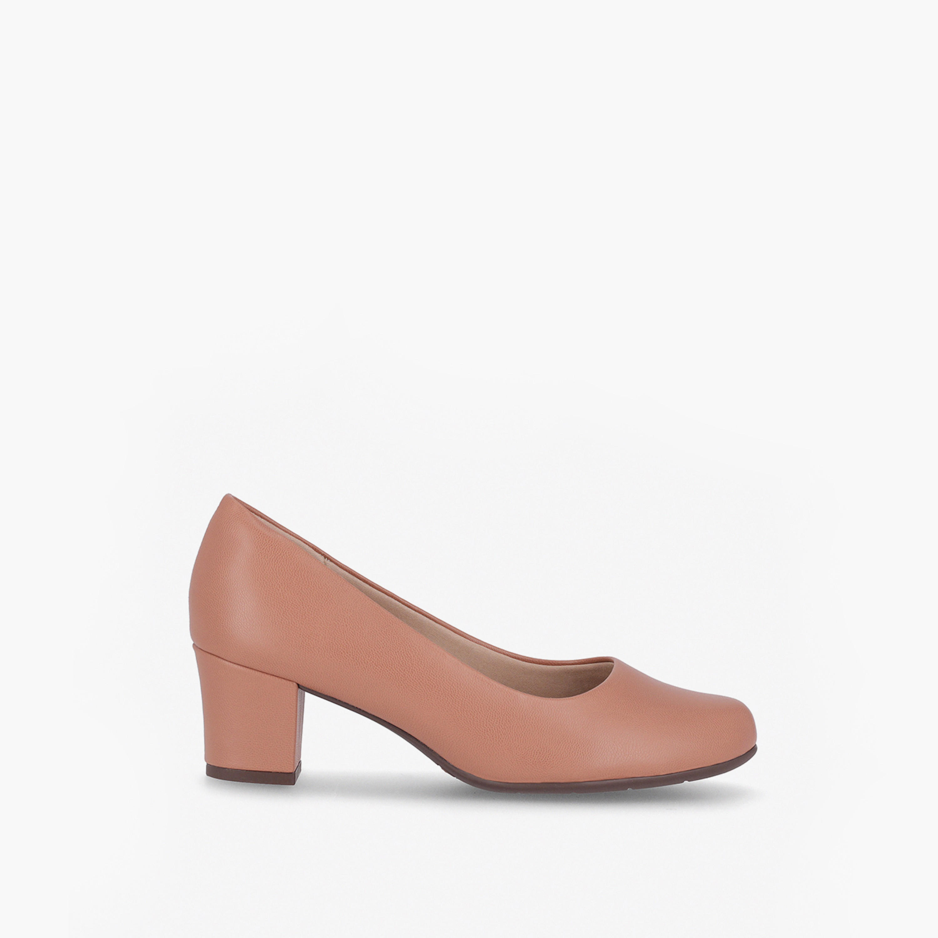 Piccadilly Round Toe Slip-On Shoes with Block Heels-women-shoes-heels-image-2