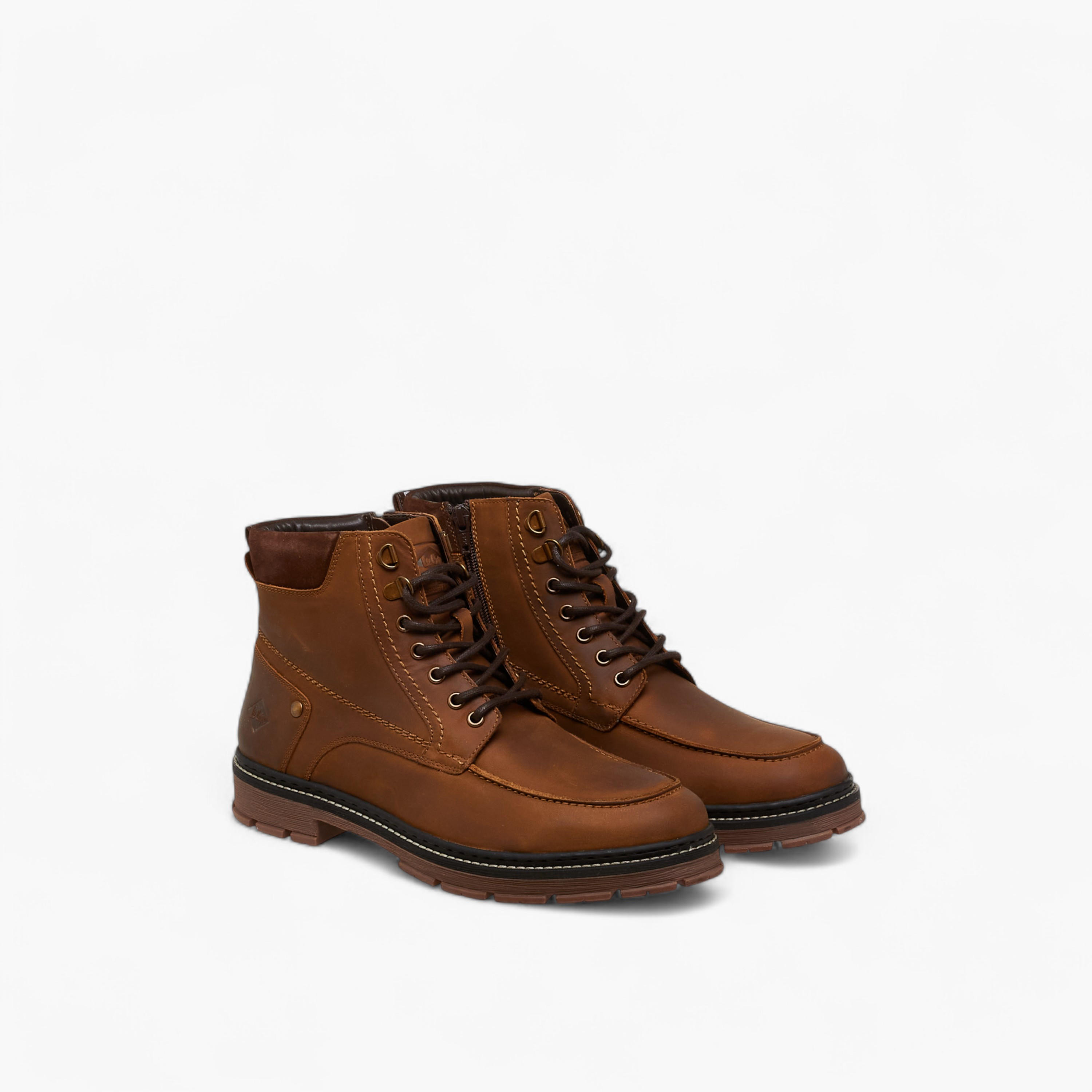 Lee Cooper Men Leather Lace-Up Ankle Boots-men-shoes-boots-image-1