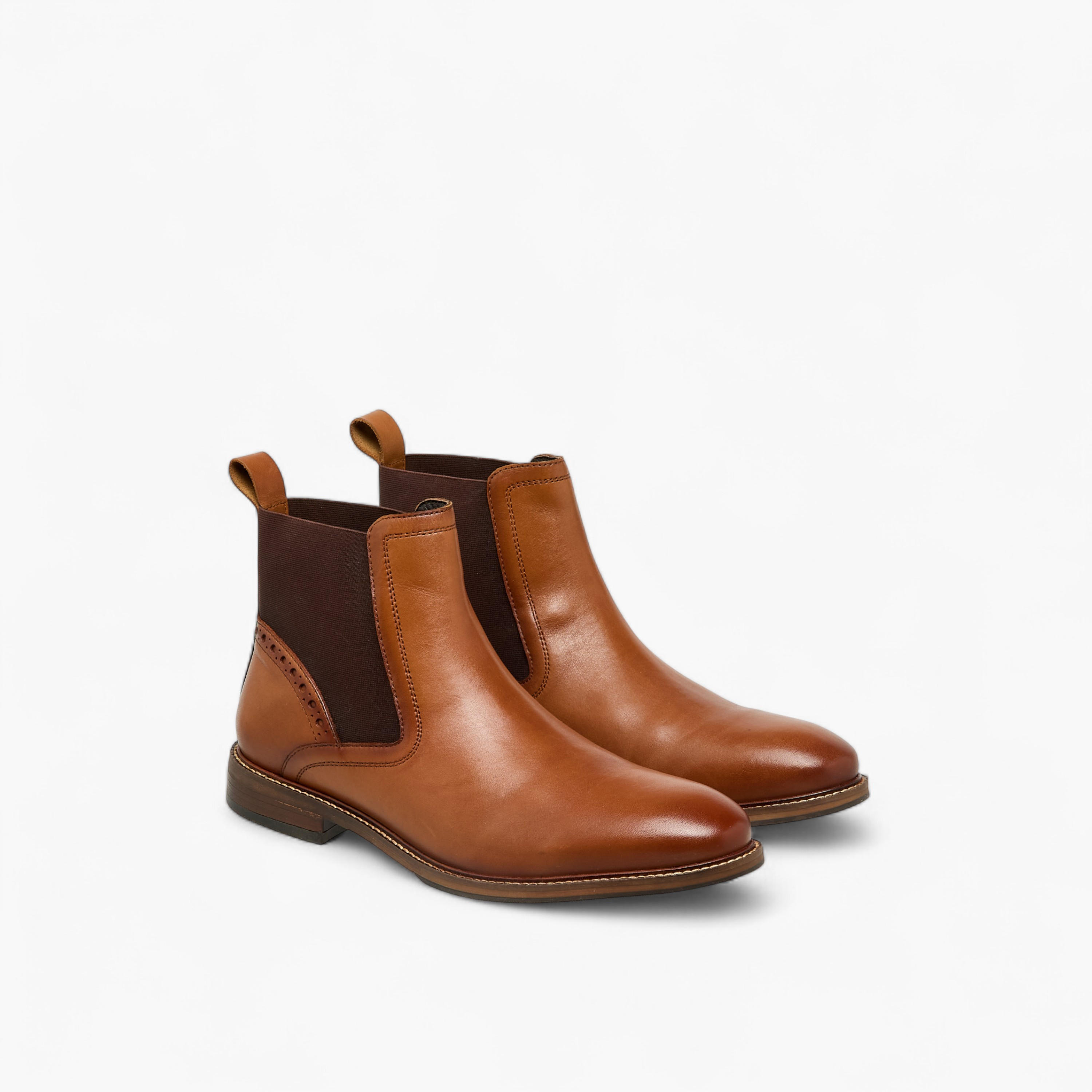 Duchini Men Leather Chelsea Boots-men-shoes-boots-image-1