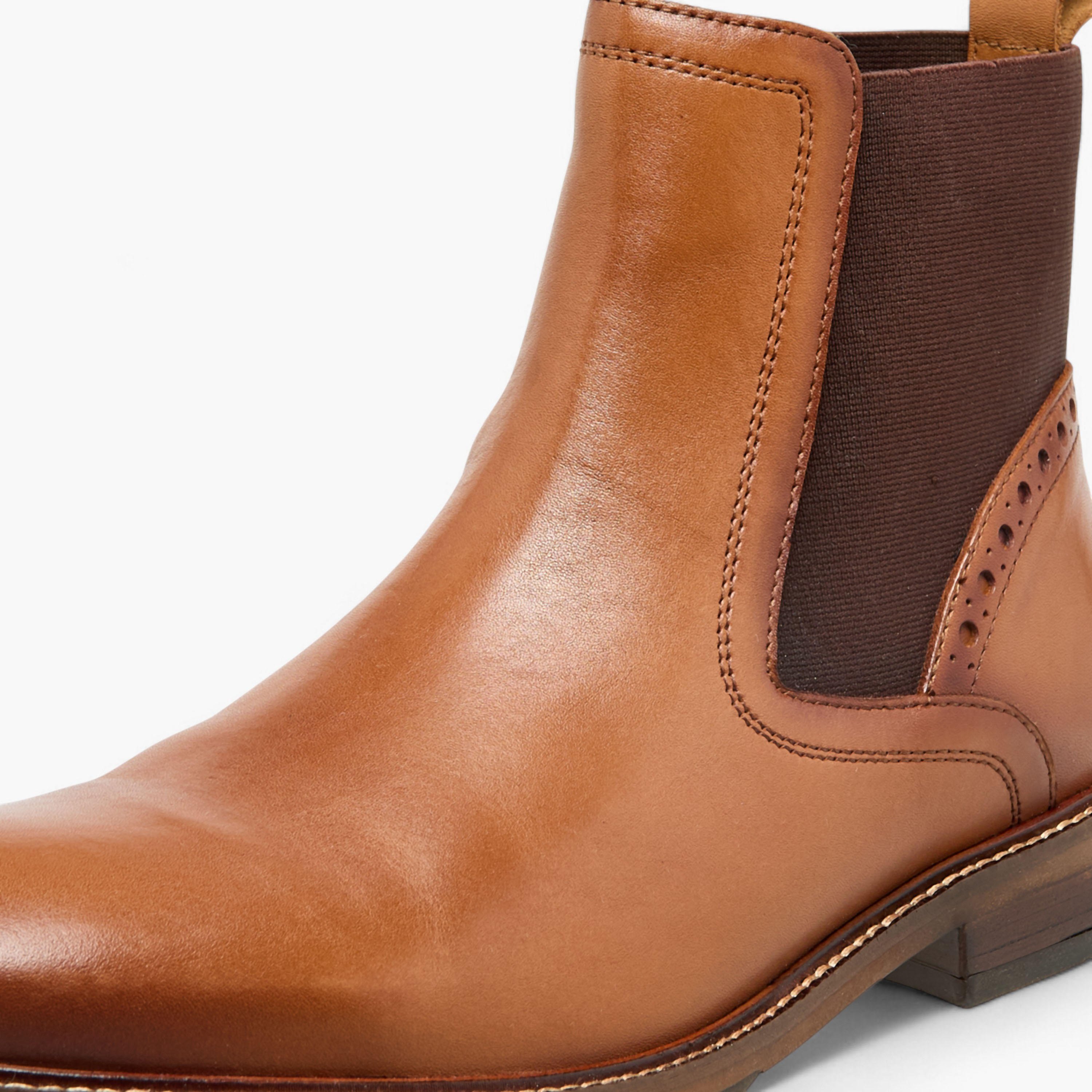 Duchini Men Leather Chelsea Boots-men-shoes-boots-image-4