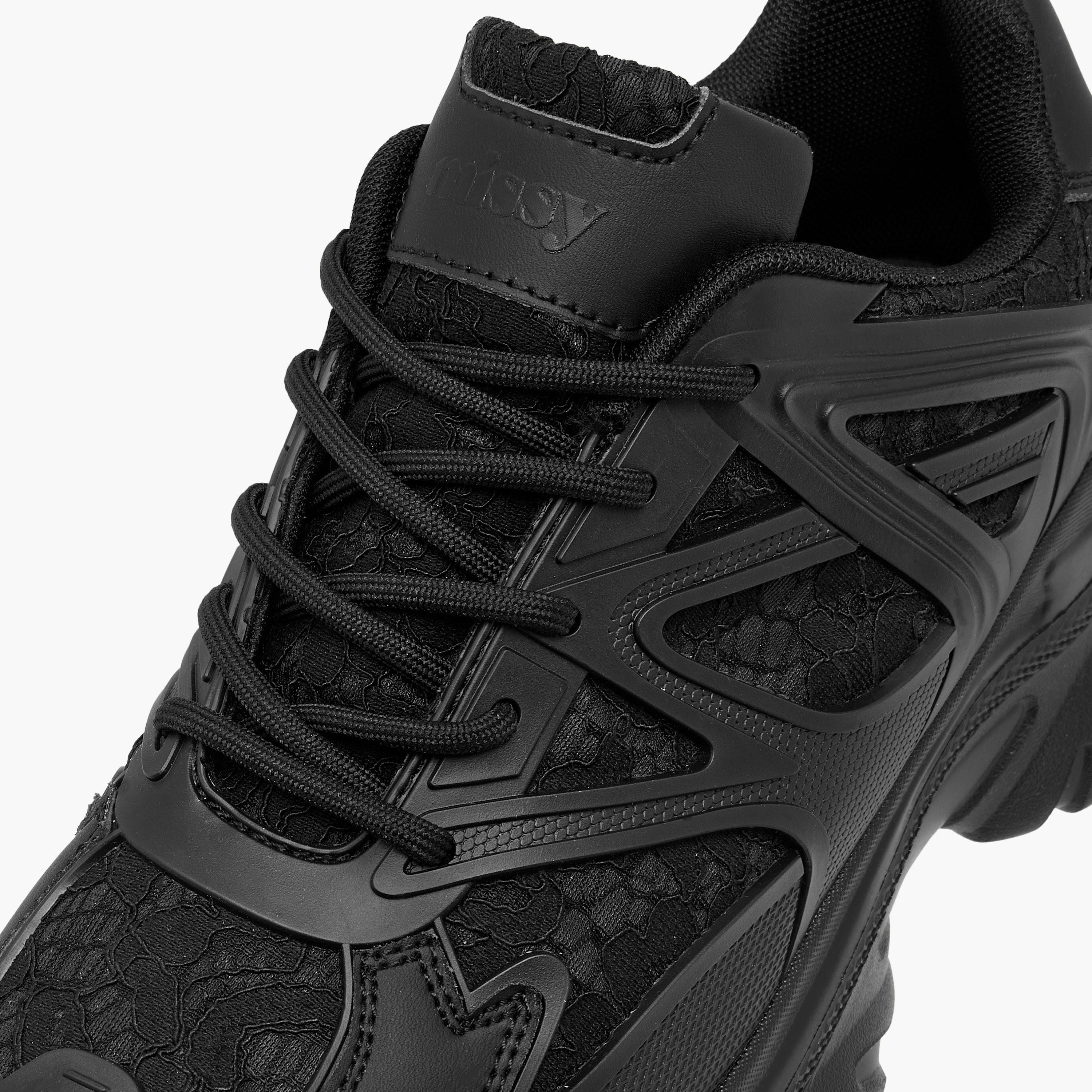 Missy Panelled Sneakers with Chunky Heels and Lace-Up Closure-women-shoes-sneakers-image-4