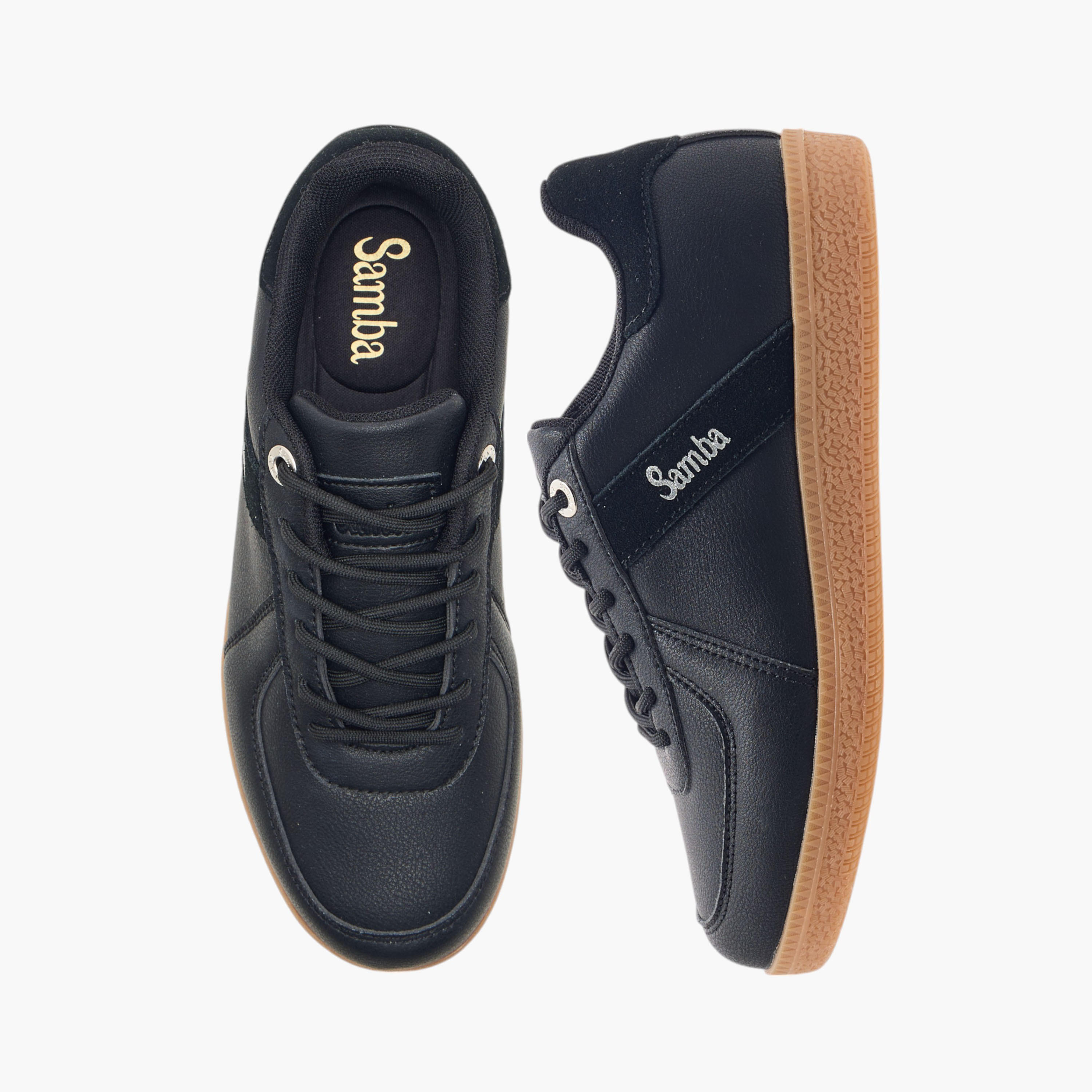 حذاء سنيكرز بألواح ورباط للنساء من سامبا-women-shoes-sneakers-image-1