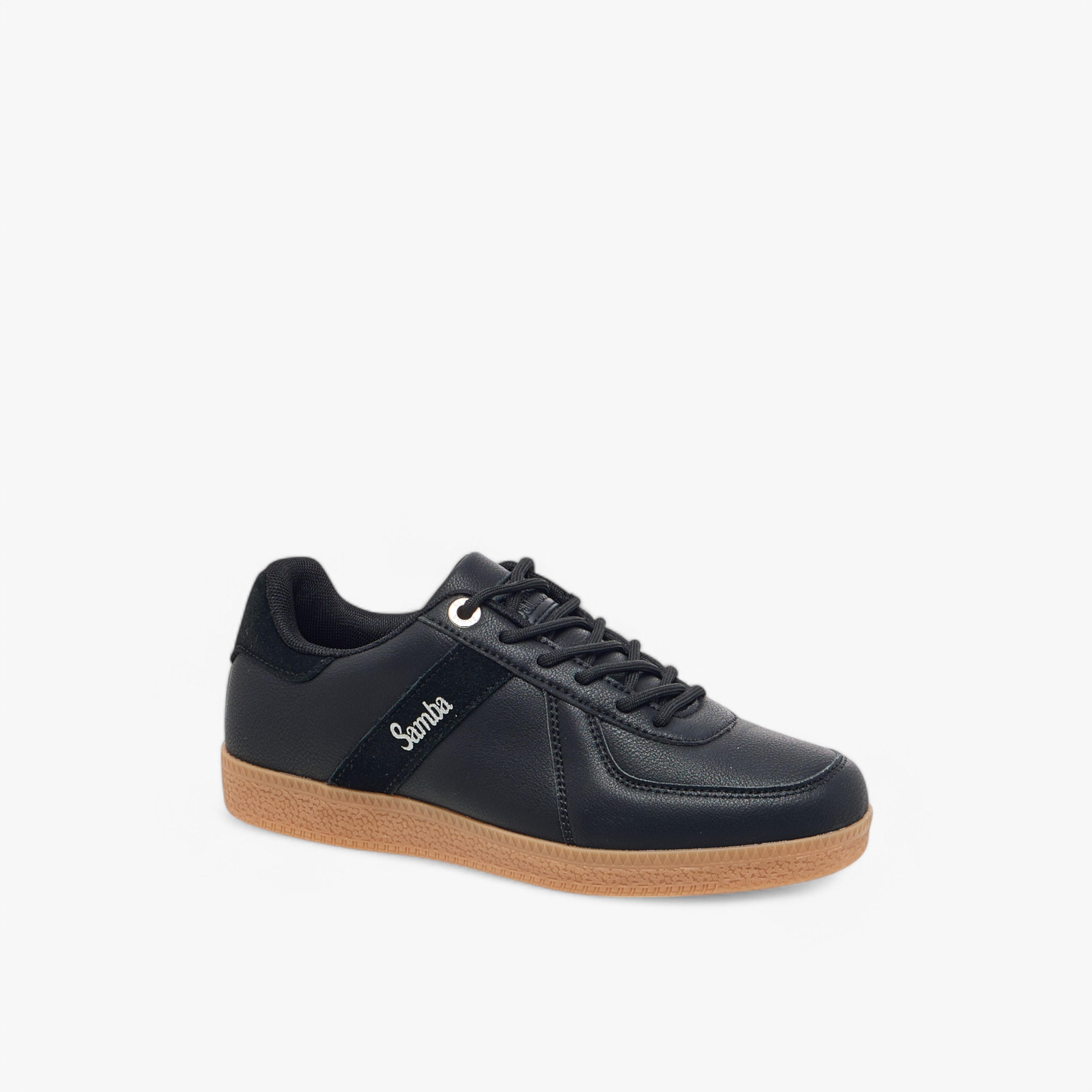حذاء سنيكرز بألواح ورباط للنساء من سامبا-women-shoes-sneakers-image-2